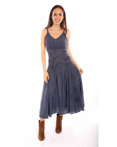 Long Cotton Dress Hc62-Sla