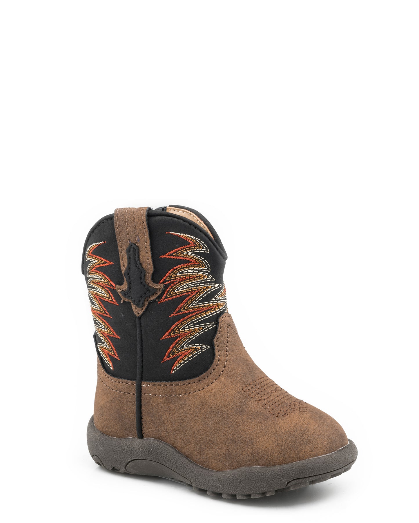 Infants' Tan Vamp With Black Shaft - 09-016-1900-2992 Ta by Roper from Skip’s Western Outfitters | KAR-09-016-1900-2992-TA-1-MED