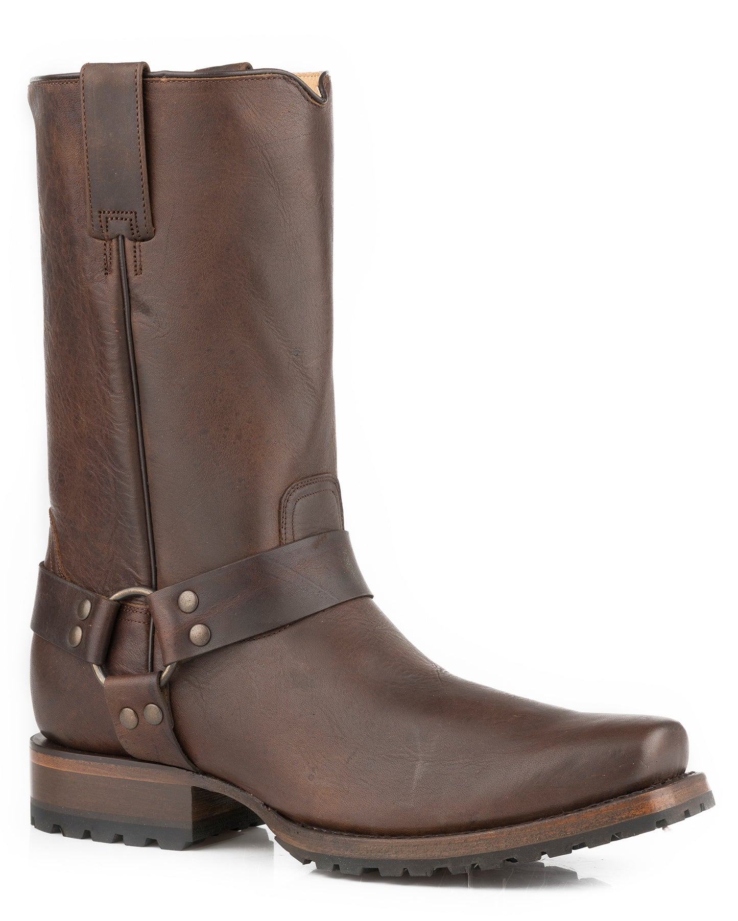 Men's Biker Harness Boots by Roper from Skip’s Western Outfitters | KAR-09-020-7801-1737 BR-095-D