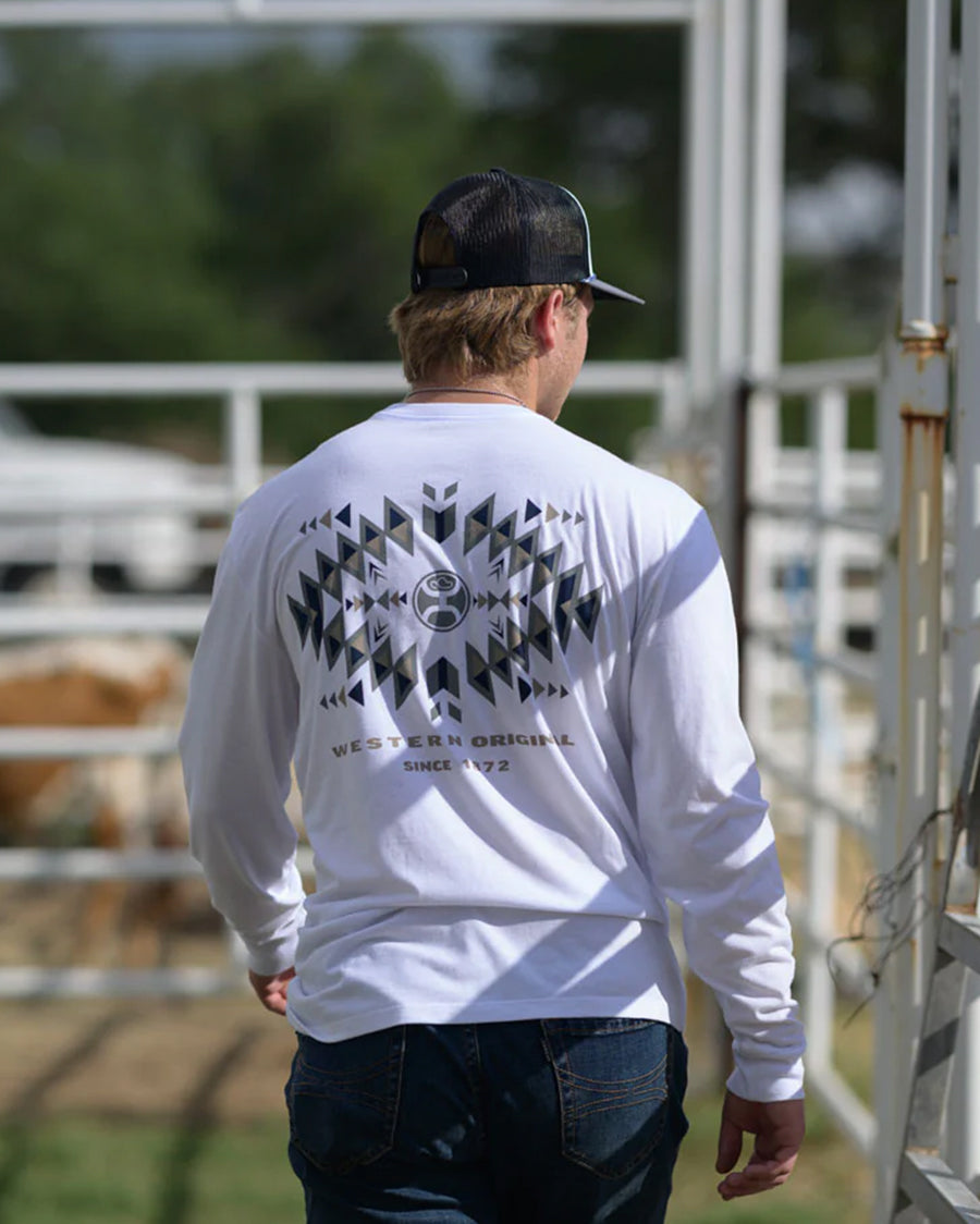 Men's El Dorado Crew Neck T-Shirt - Ht1882Wh