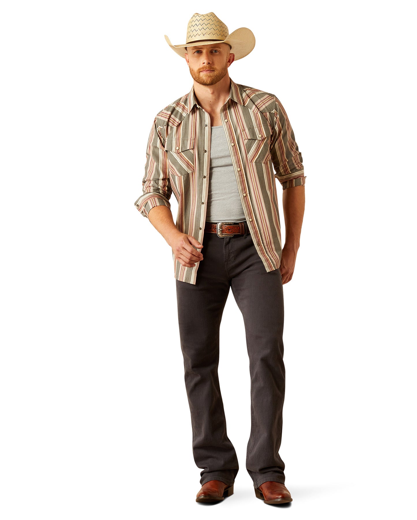 Men's Hawk Retro Fit Western Shirt
