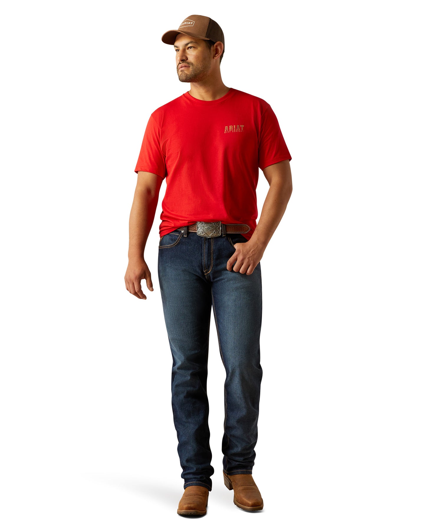 Men's Ariat Leather Shield T-Shirt