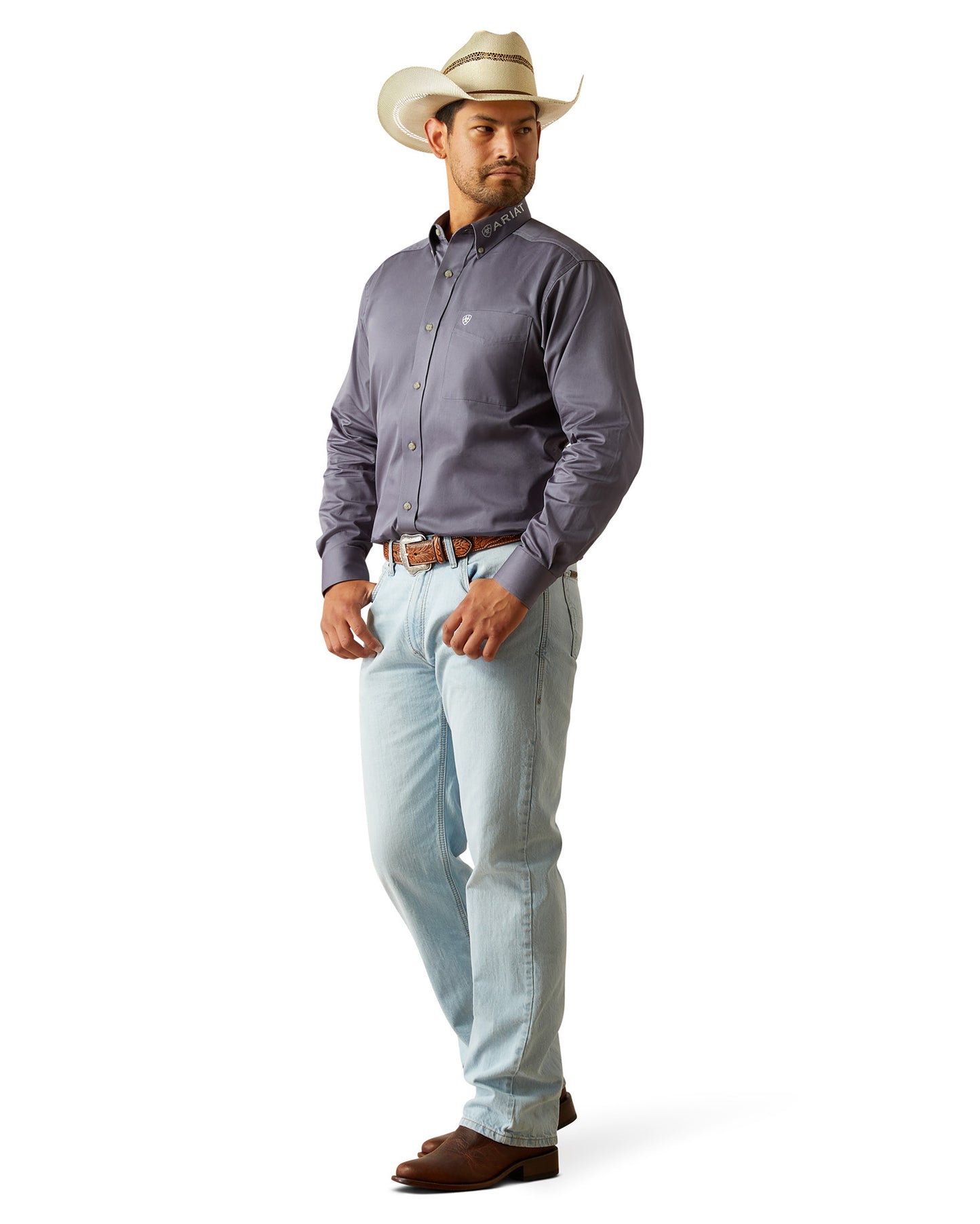 Men's Team Logo Twill Classic Fit Shirt