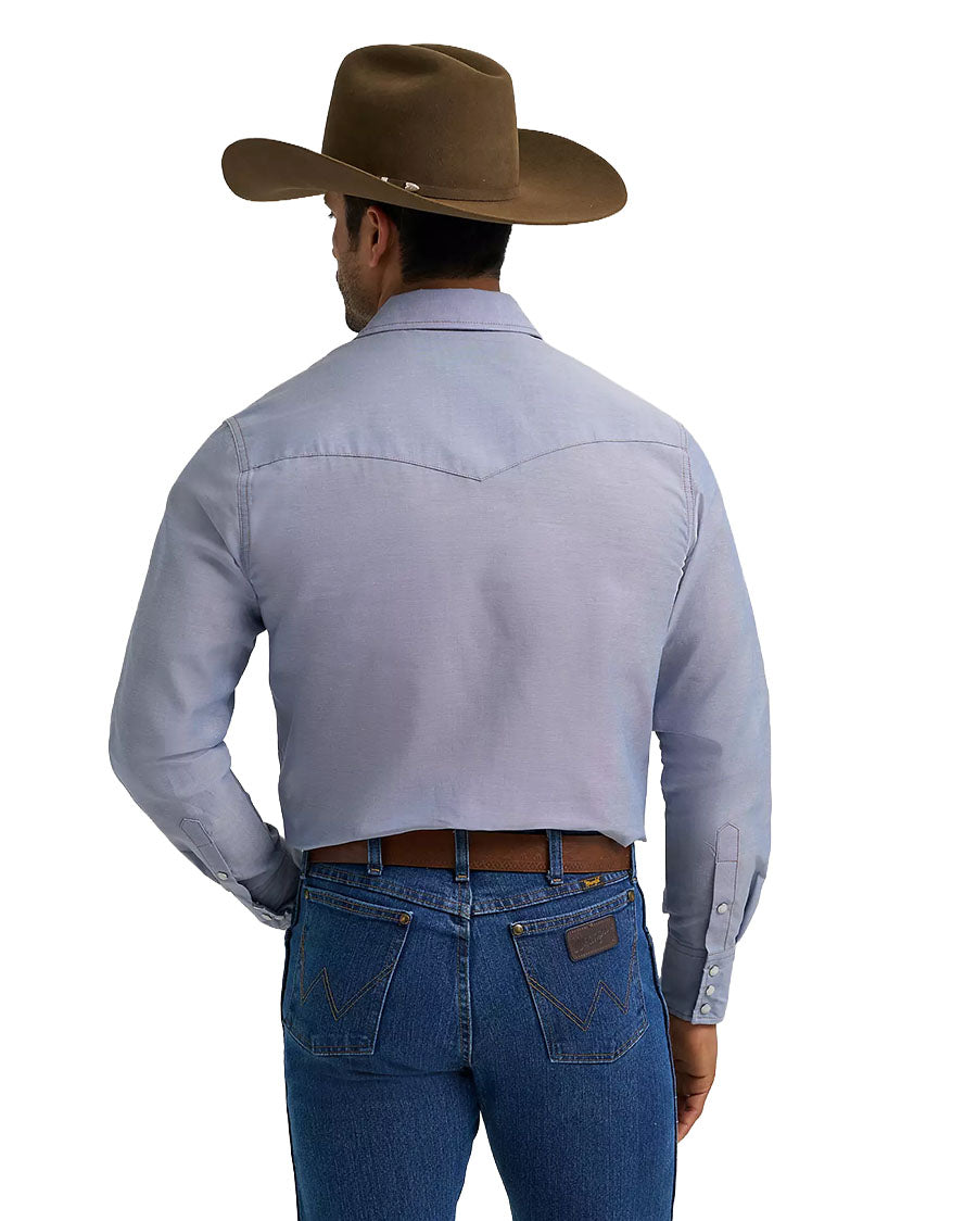 Mens Cowboy Cut Western Snap Chambray Work Shirt - 1070130Mw - 112370330