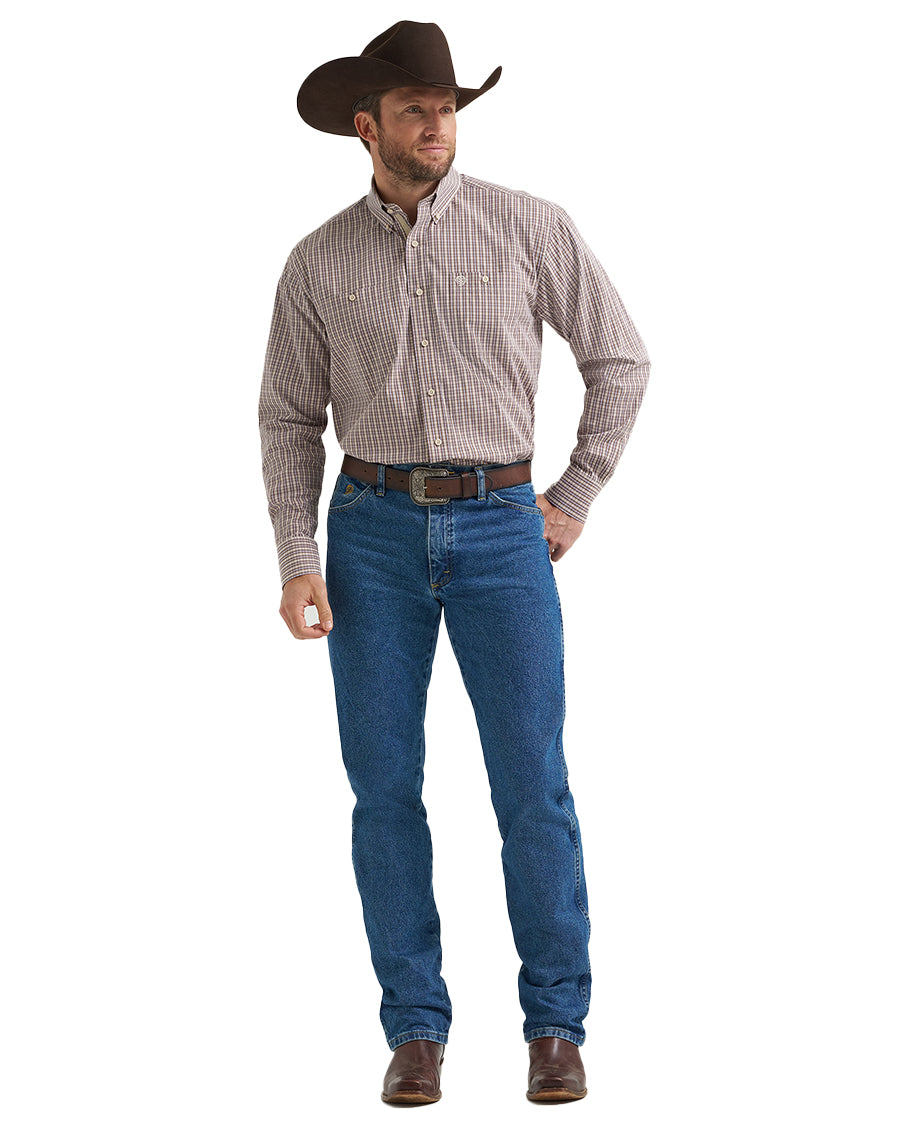 Men's George Strait™ Long Sleeve Button Down Two Pocket Shirt - 112369635