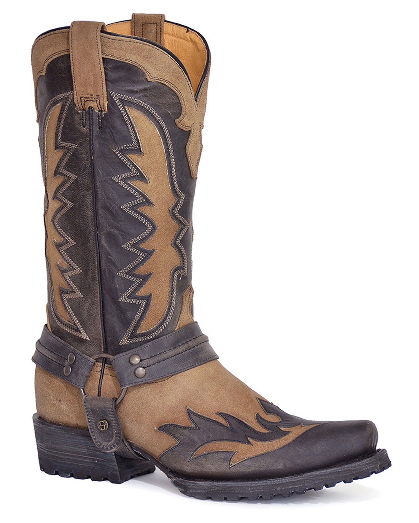 Men's Outlaw Wings Biker Boots by Stetson from Skip’s Western Outfitters | KAR-12-020-6224-4065 TA-085-D