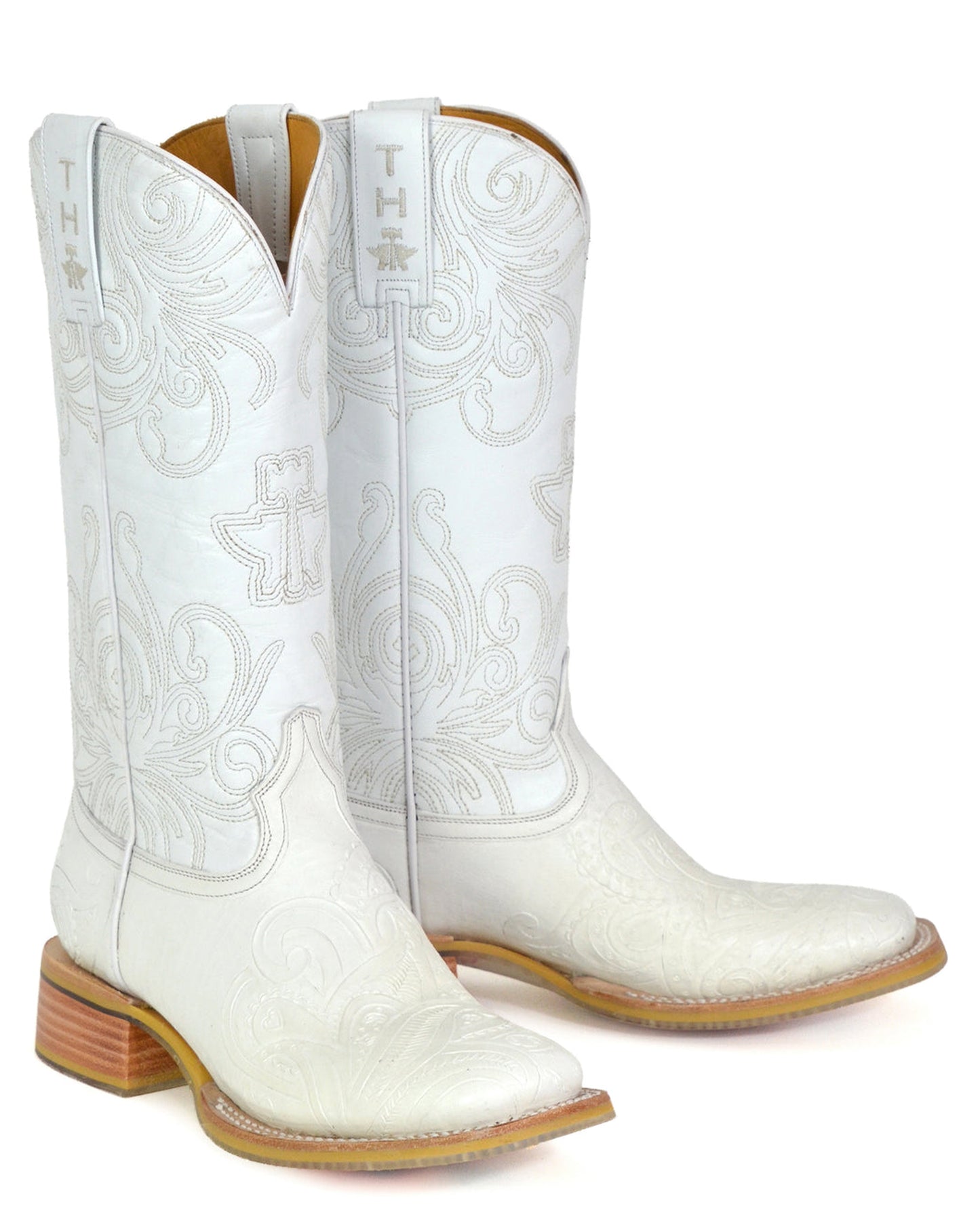 Women's White Wedding Western Boots - 14-021-0007-1513 Wh