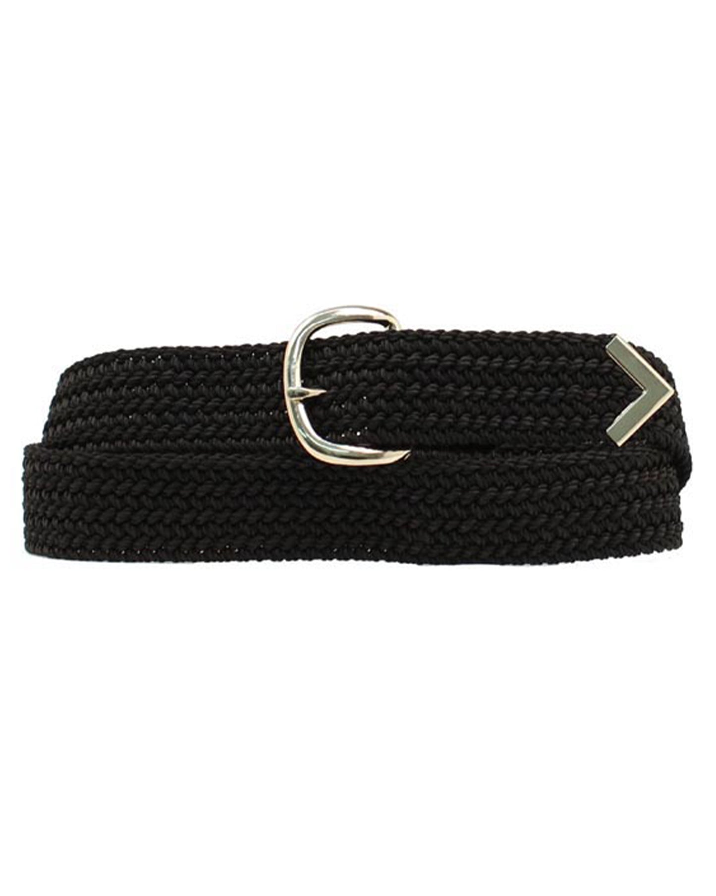 Braid Belt Black - 2000619 by MFW from Skip’s Western Outfitters | MFW-2000619-46