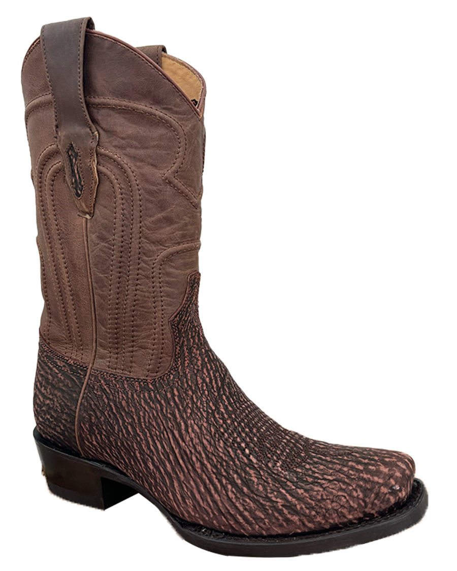 Men's Rustic Shark 7 Toe Western Boots by Los Altos from Skip’s Western Outfitters | LOS-580903-080-D