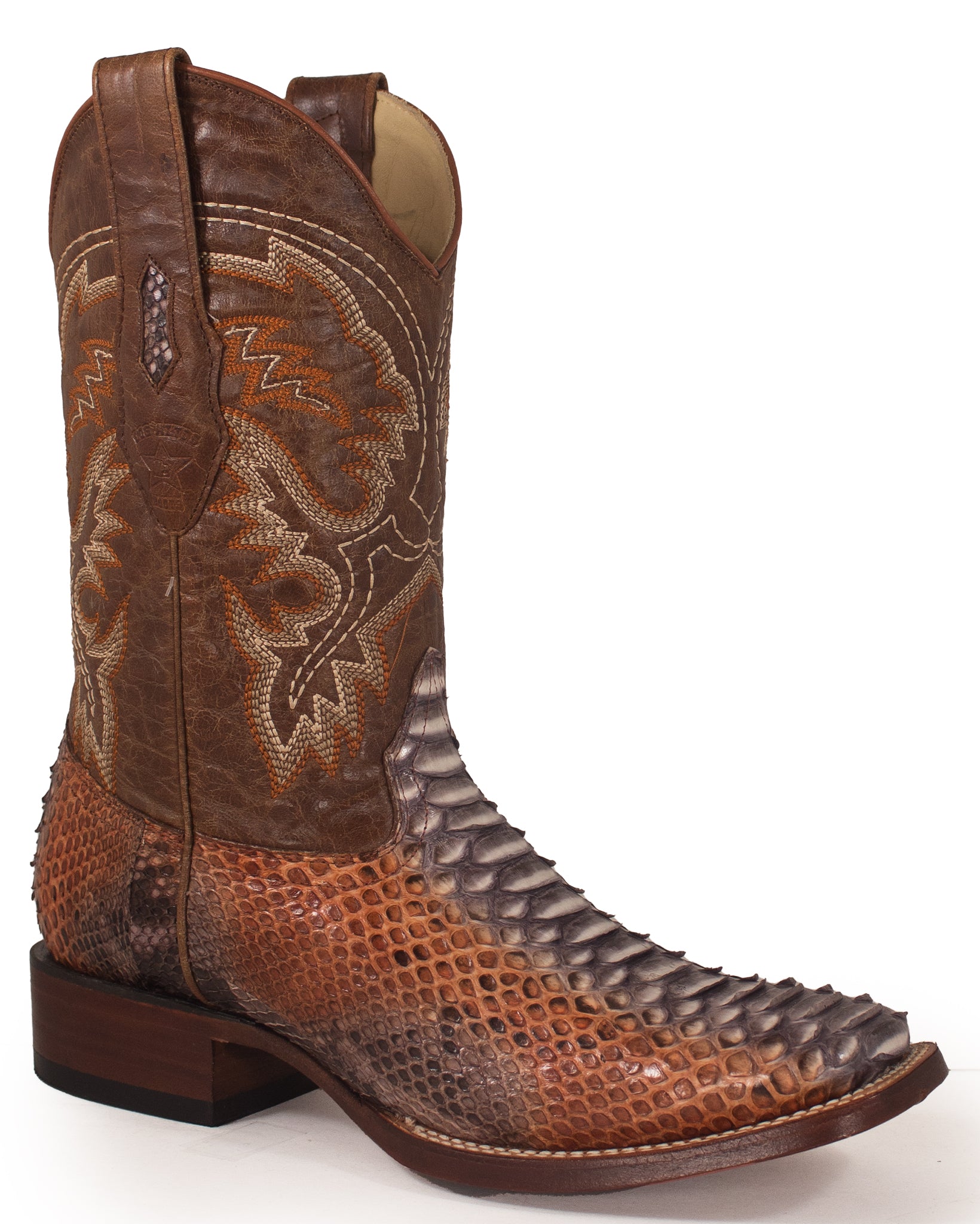 Santiags - Véritable Python Brun Bout Pointu Homme - Corral Boots Santiags - Véritable Python Brun Bout Pointu Homme - Corral Boots