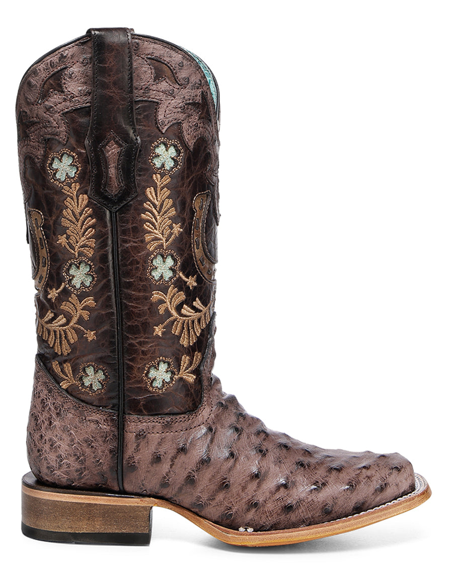 Women's Exotic Horseshoe Western Boots - A4851