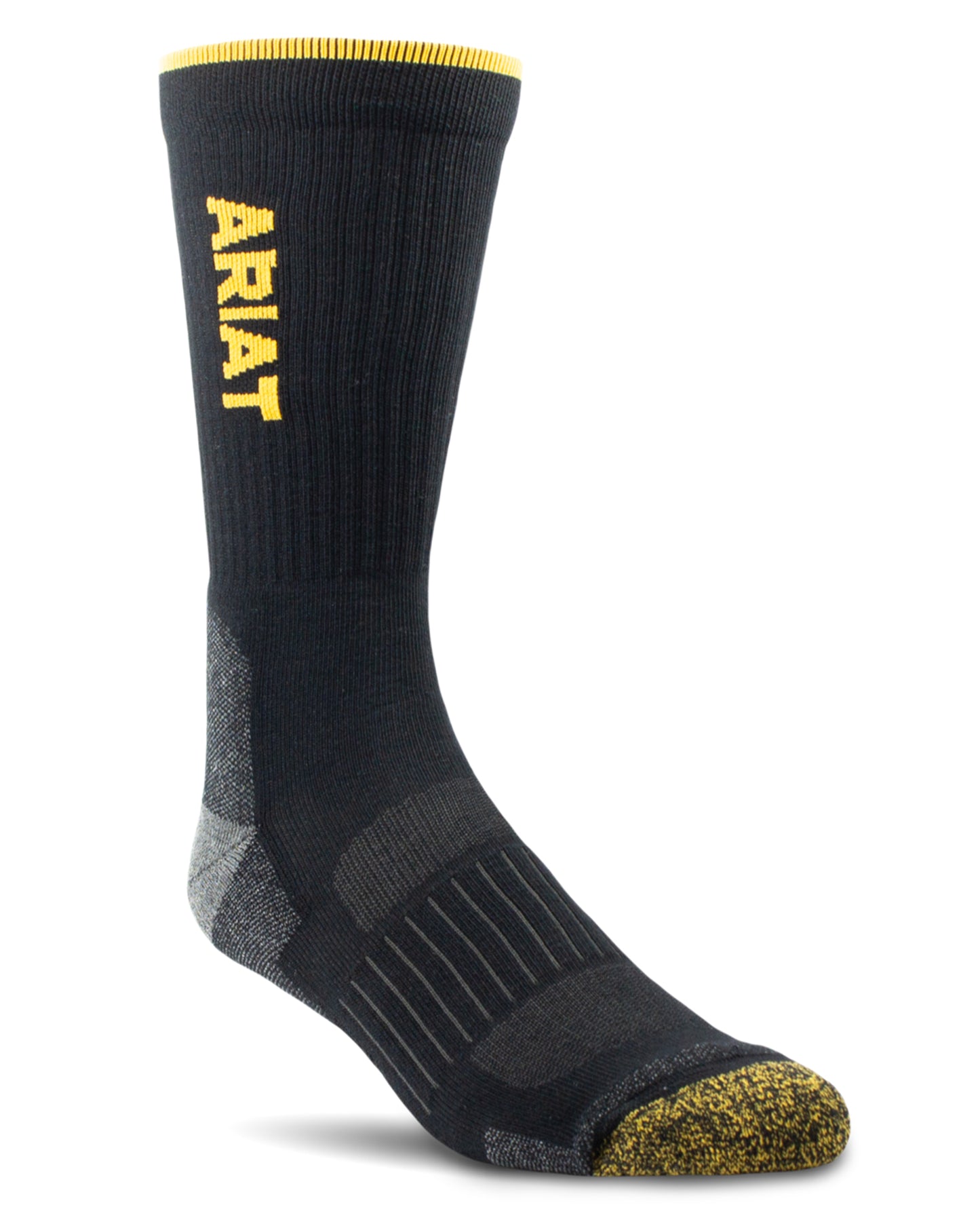 Ariat Tek High Performance Crew Socks by NESTERHOSIERY from Skip’s Western Outfitters | NES-2265-XL-BLACK