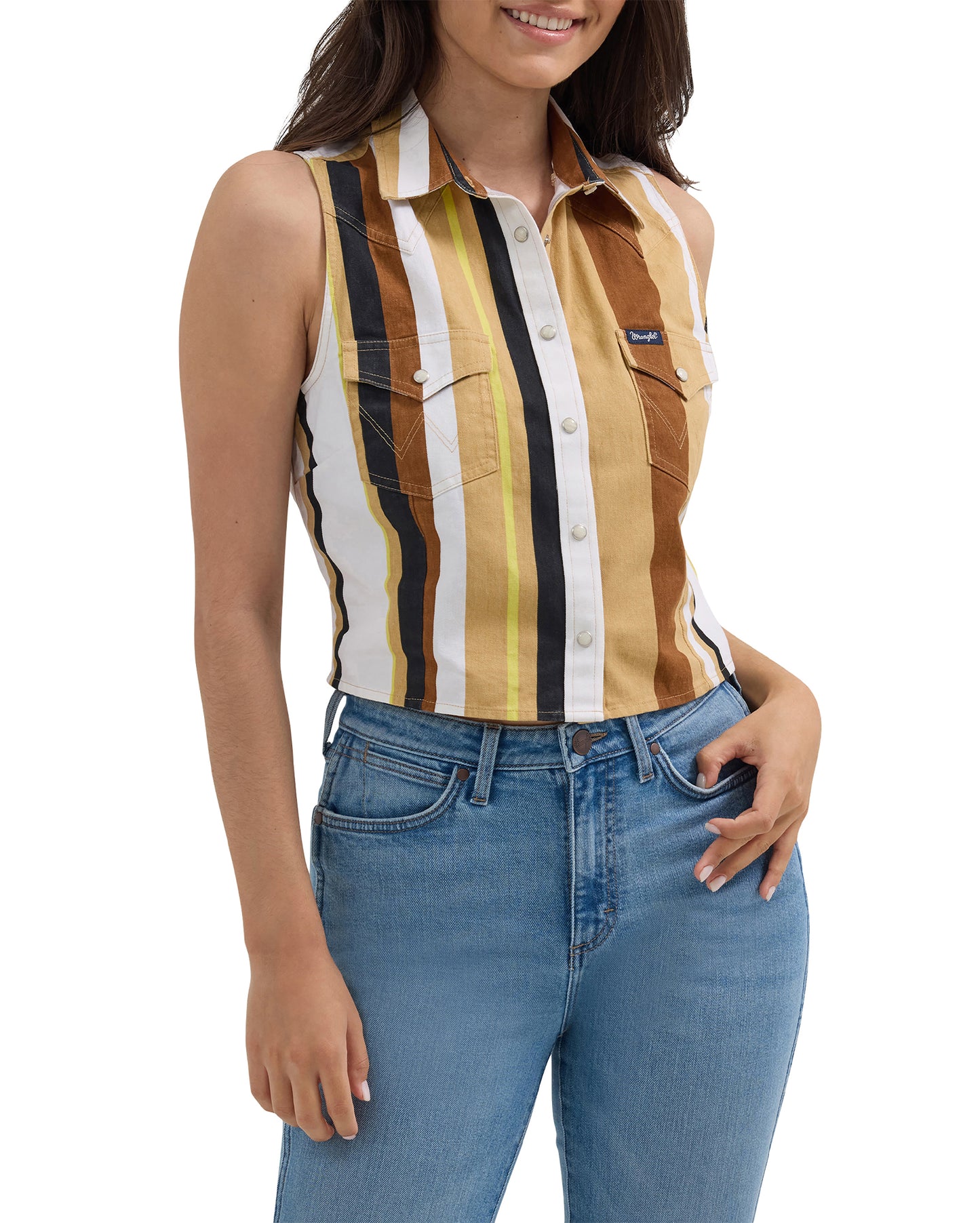 Women's Retro Western Vintage Crop Top