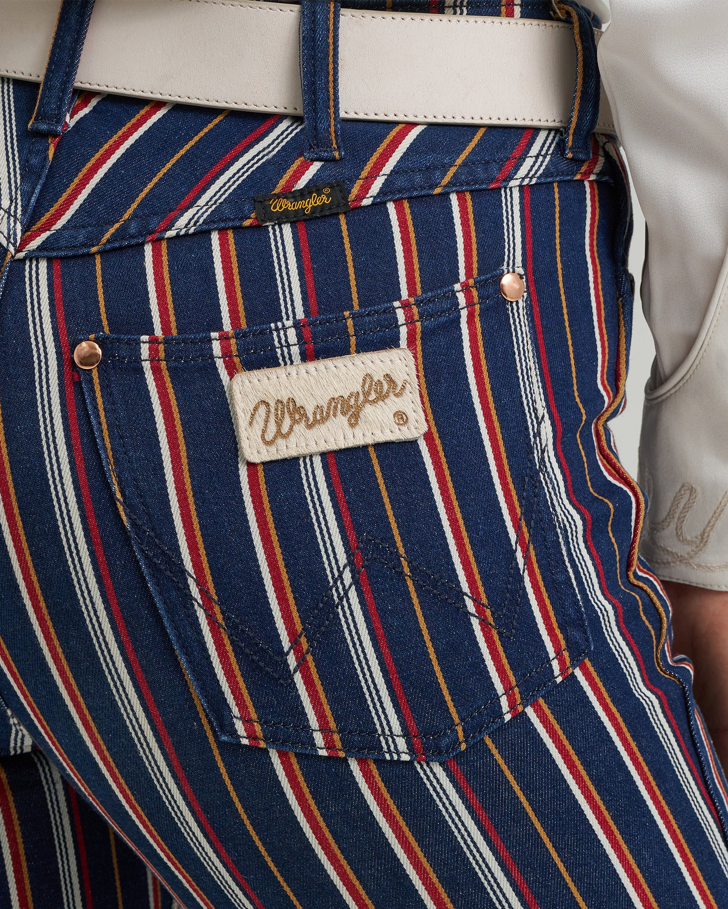 Women's Wrangler X Lainey Wilson Striped Flare Pants