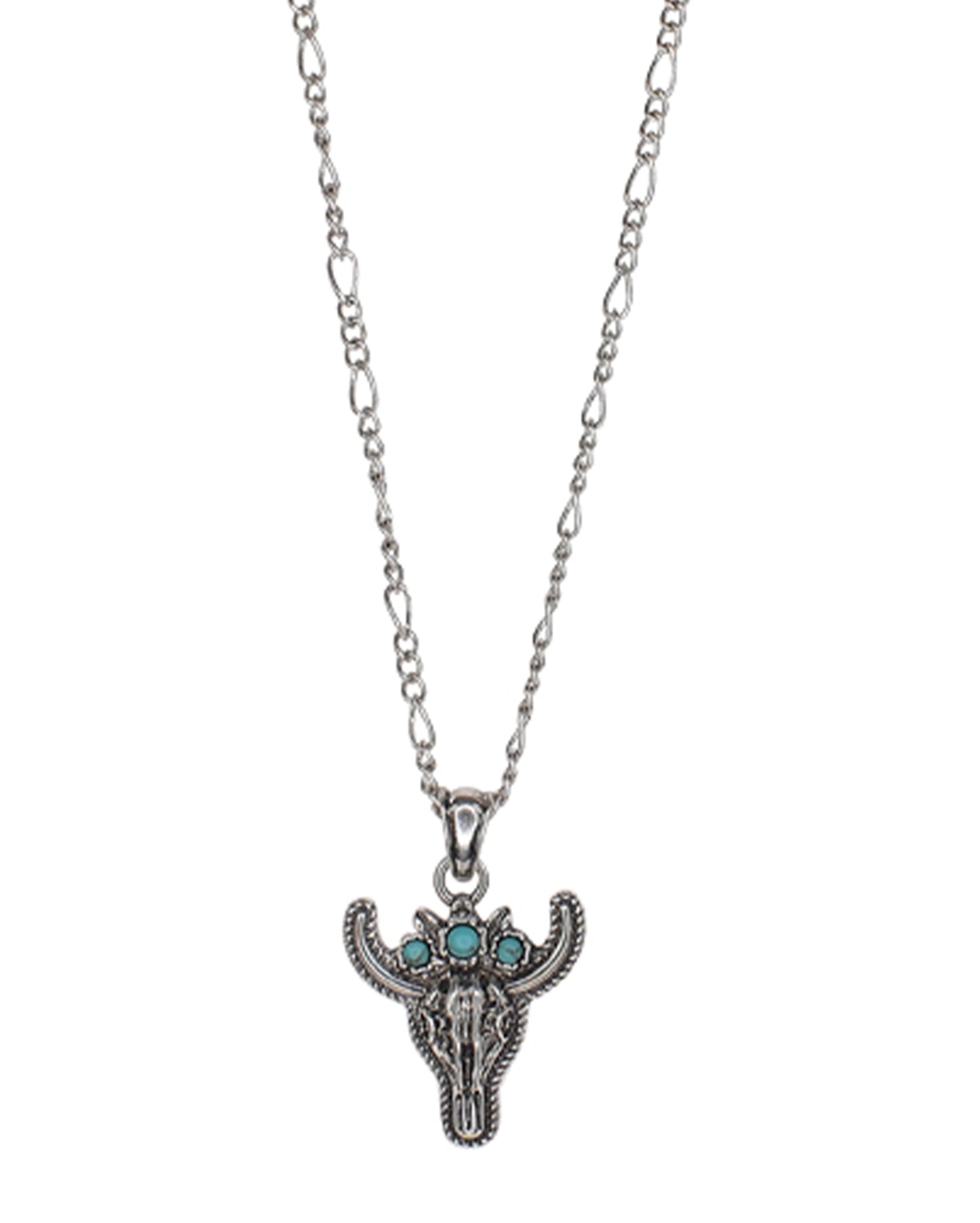 Steer Head Necklace by Justin from Skip’s Western Outfitters | TRD-24028NJ1-O/S