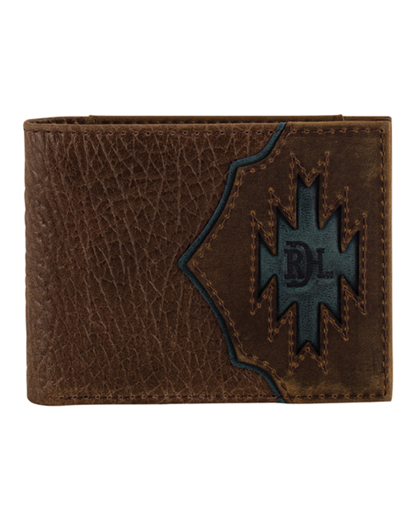 Teal Inlay Bifold Wallet by Red Dirt Hat Company Accessories from Skip’s Western Outfitters | TRD-2510138816-O/S
