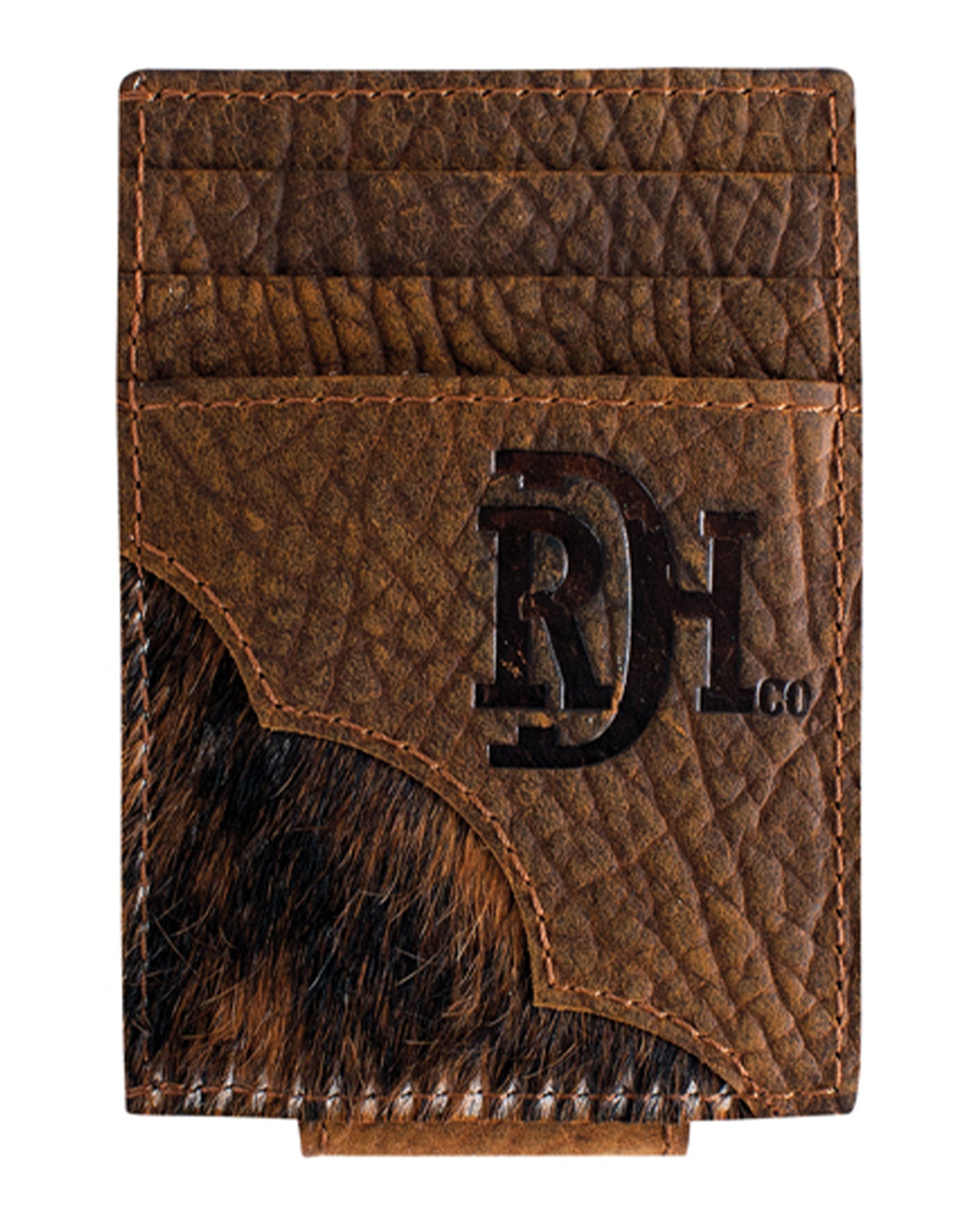 Hair On Leather Card Case With Magnet Clip by Red Dirt Hat Company Accessories from Skip’s Western Outfitters | TRD-2520638750-O/S