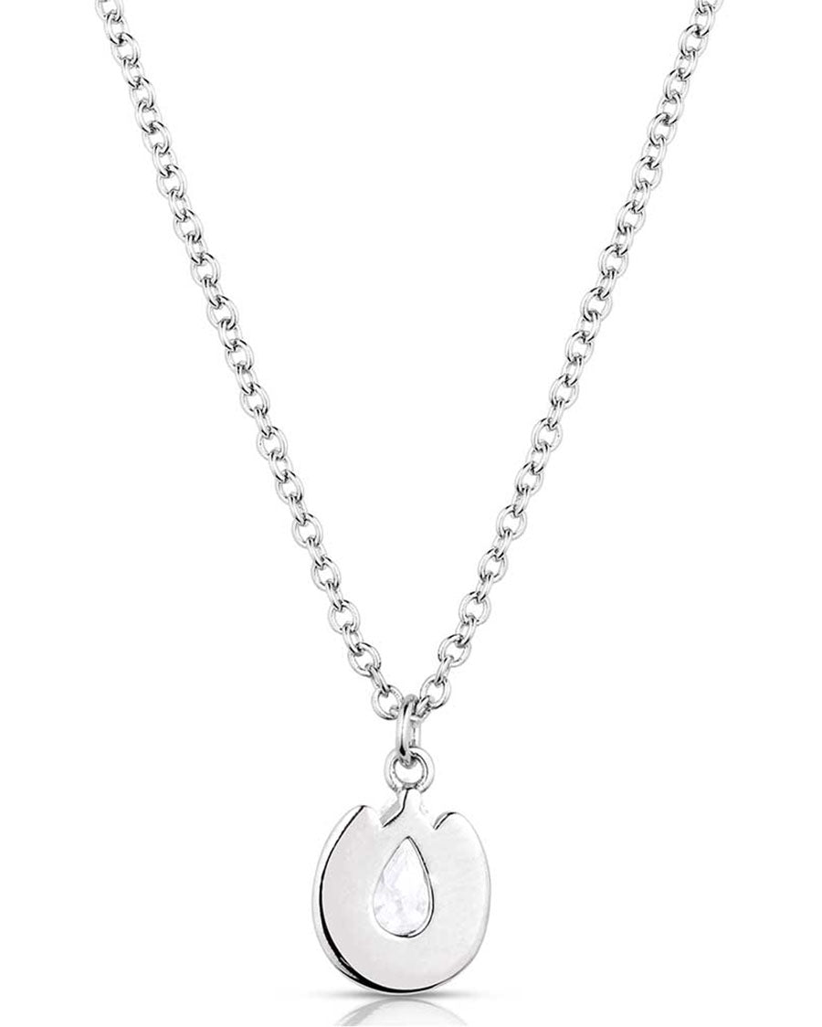 Lucky Trot Crystal Necklace - Qnc5973