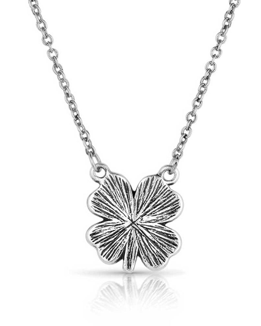 Sparkling 4-H Clover Necklace - Nc5882
