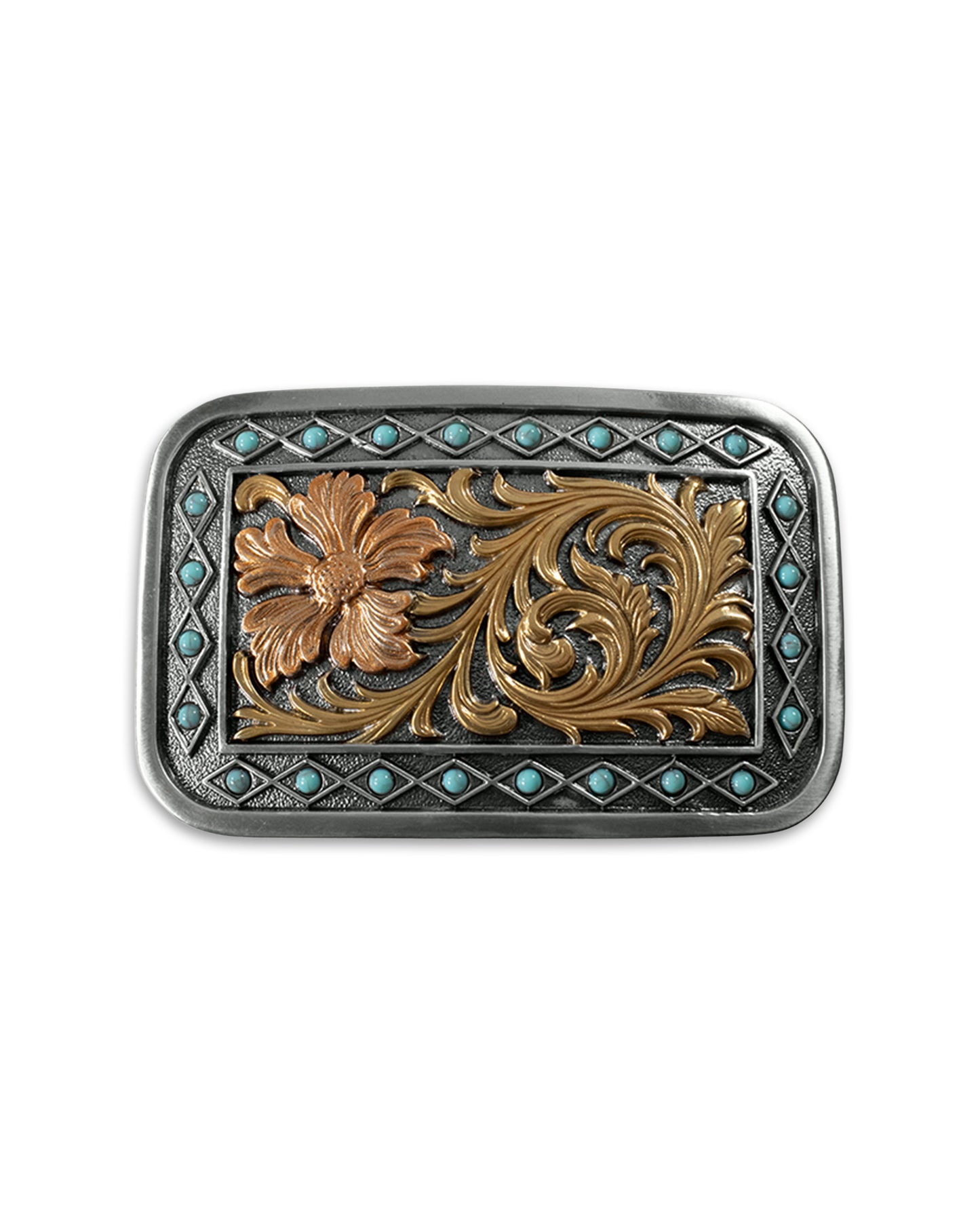 Br.Rectflowertq Stones - 37966 by MFW from Skip’s Western Outfitters | MFW-37966-OS