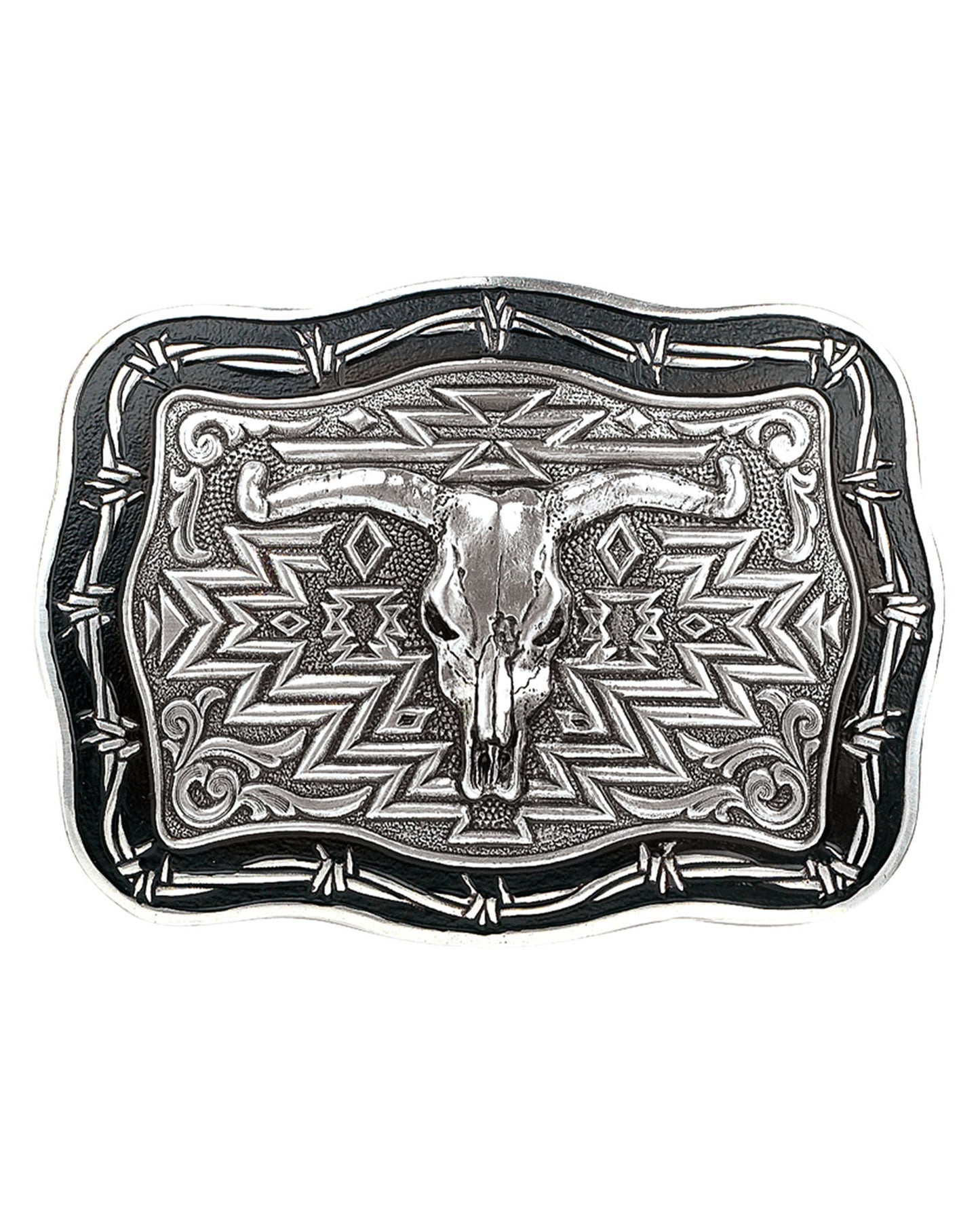 Steer Skull Buckle by MFW from Skip’s Western Outfitters | MFW-38026-O/S