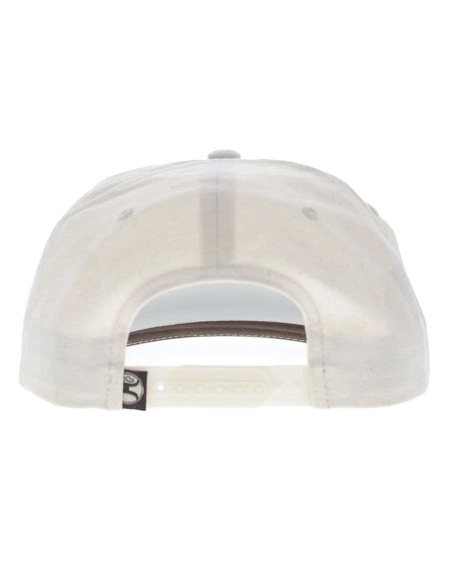 Mallard Cream 5-Panel Trucker With Brown Hooey Outfitters Logo - 6038T-Cr