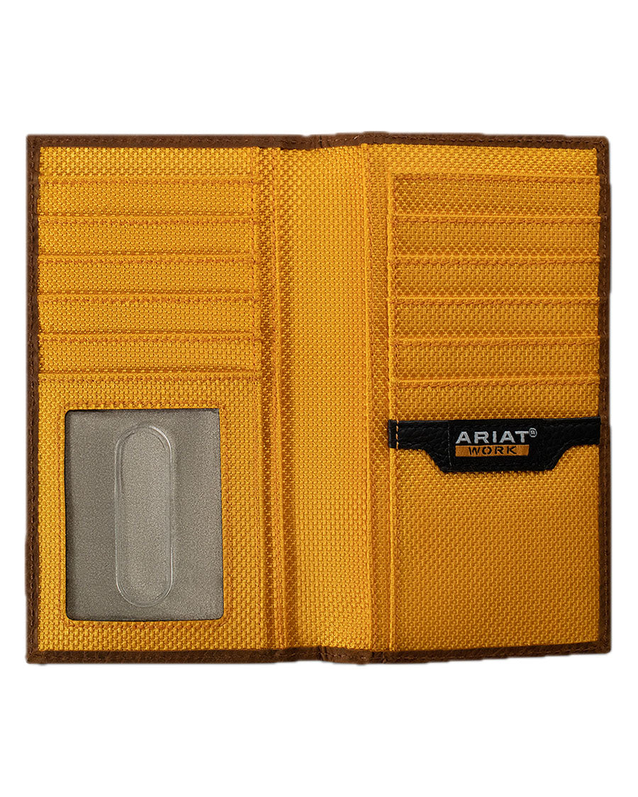Men's Leather Rodeo Thick Stitch Work Wallet