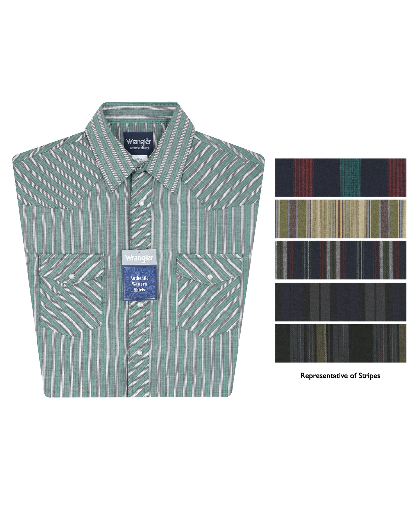 Men's Sport Basics Assorted Short Sleeve Western Shirt