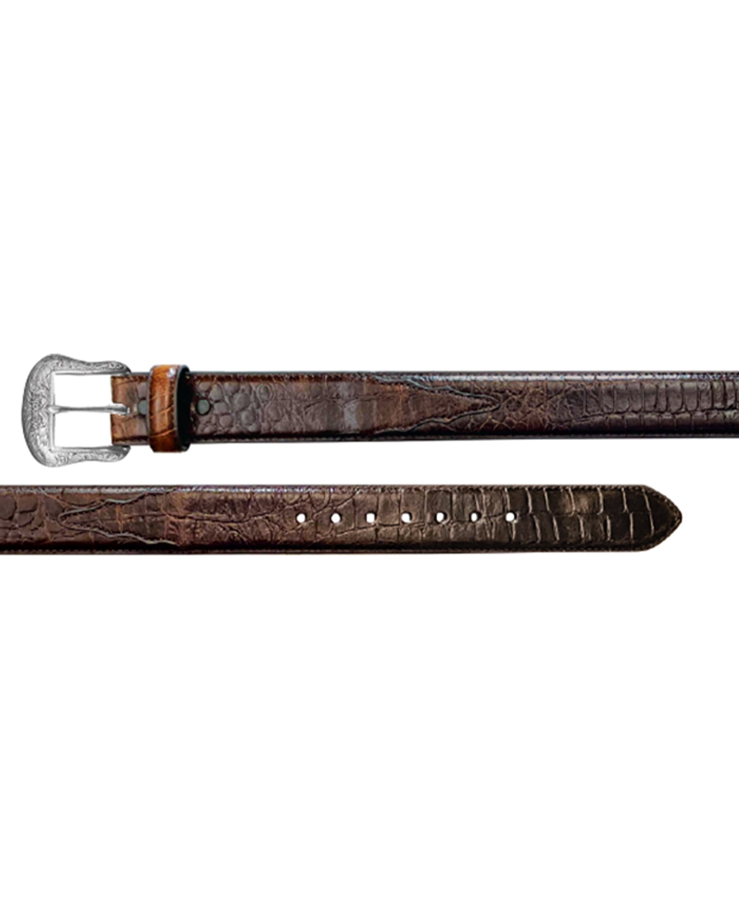Crocodile Print Belt - 7704511-200