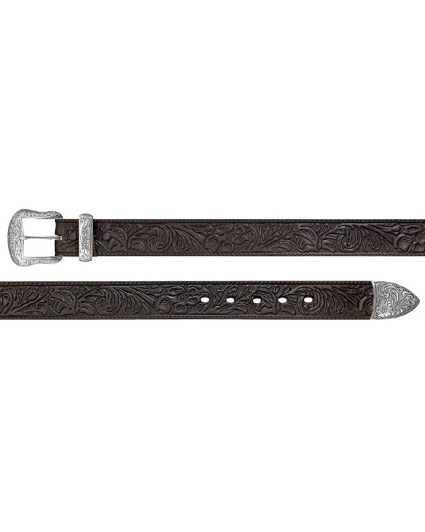 Floral Embossed Belt - 7912390-001