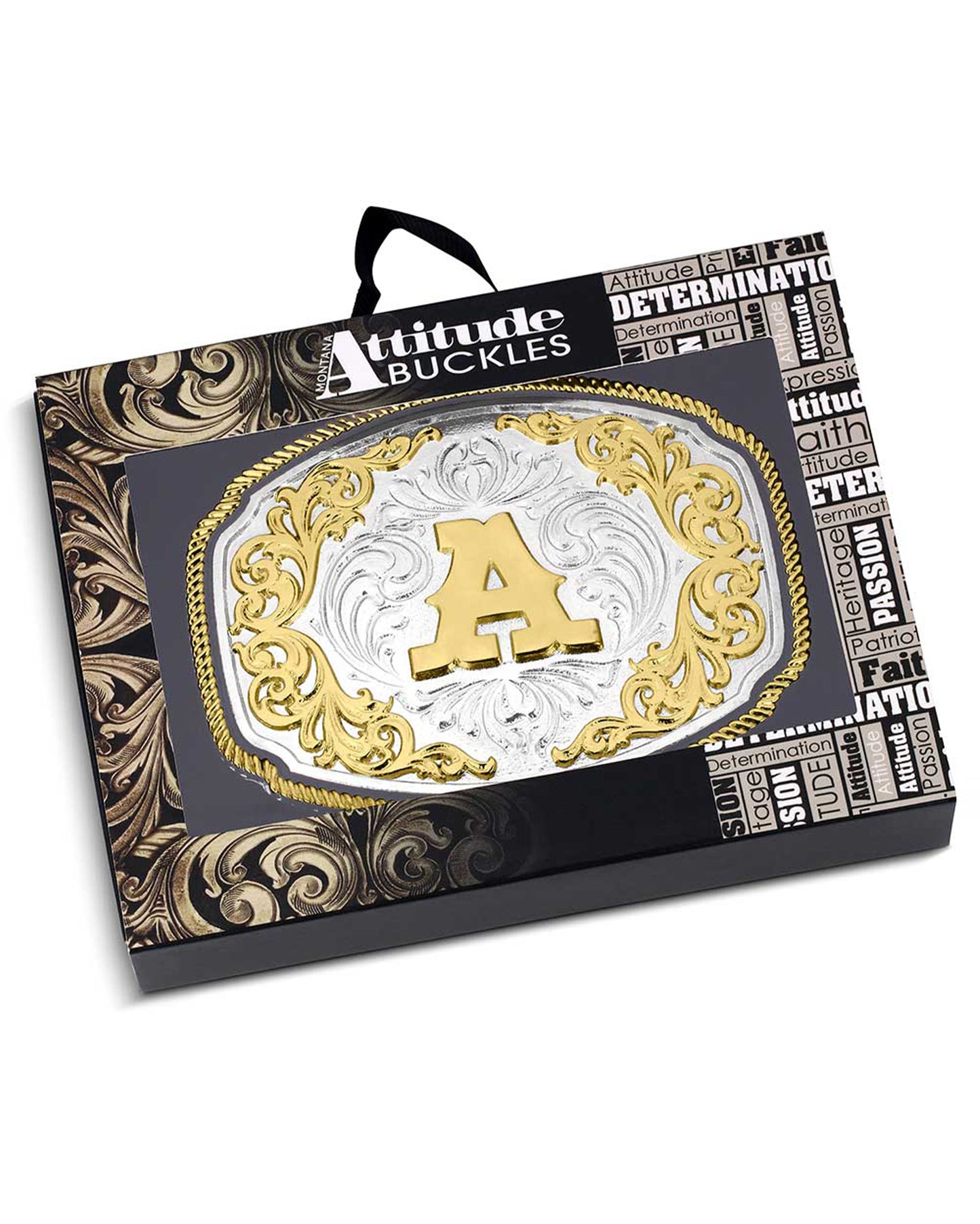 Western Initial "A" Buckle