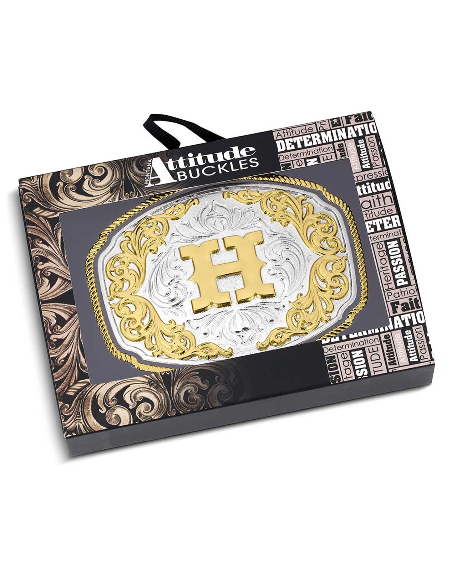 Western Initial "H" Buckle