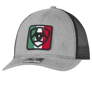 Grey Hat with the Mexican Flag by Ariat Accessories from Skip’s Western Outfitters | MFW-A300048006-O/S-REG