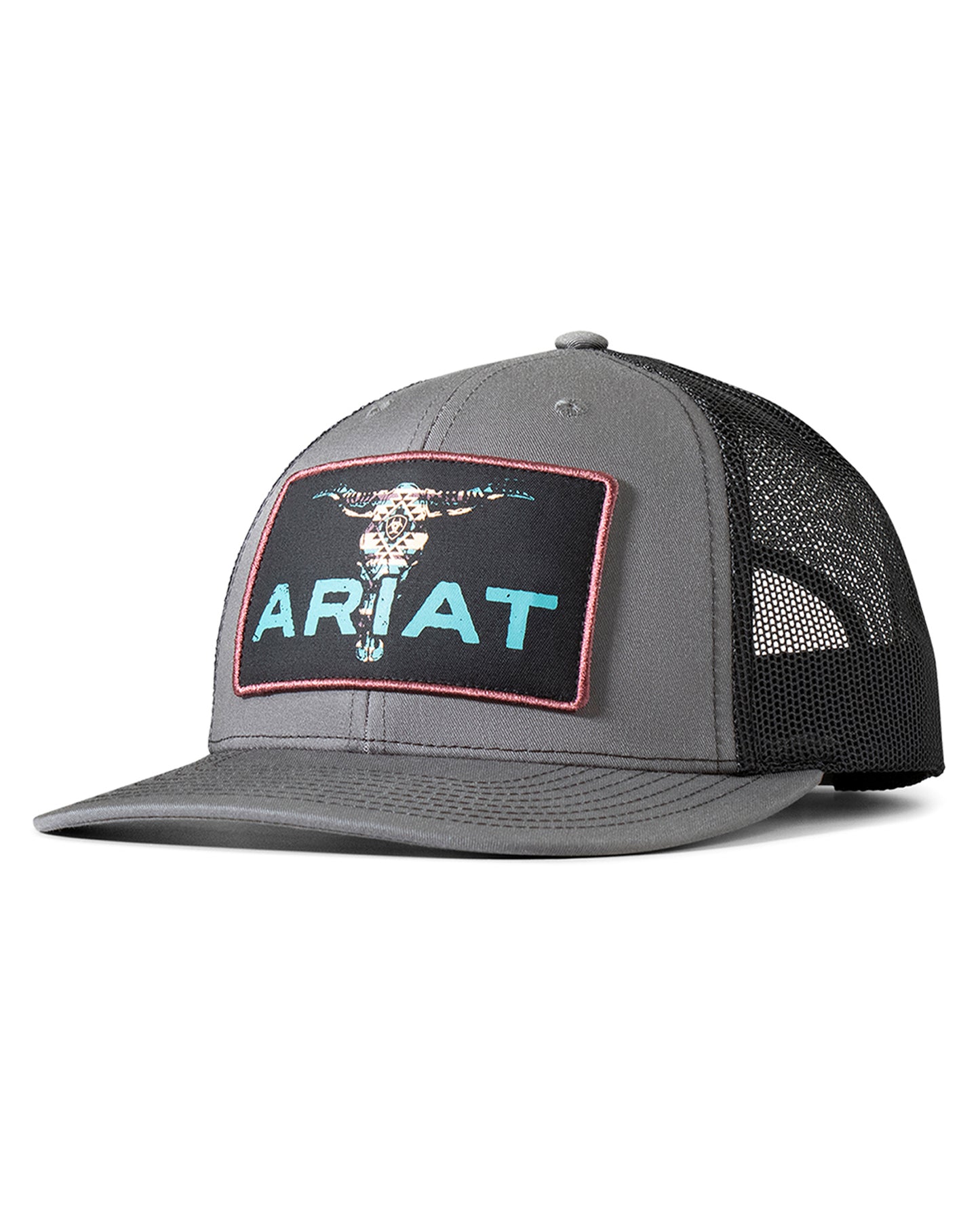 Men's Bull Skull Southwest Ball Cap by Ariat Accessories from Skip’s Western Outfitters | MFW-A300085907-O/S