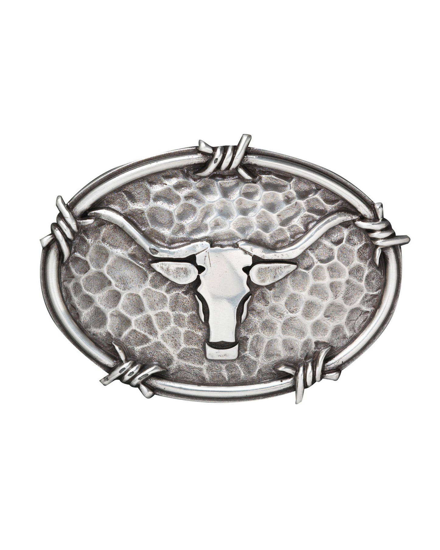 Barbed Wire Steer Head Belt Buckle by Ariat Accessories from Skip’s Western Outfitters | MFW-A37050-O/S