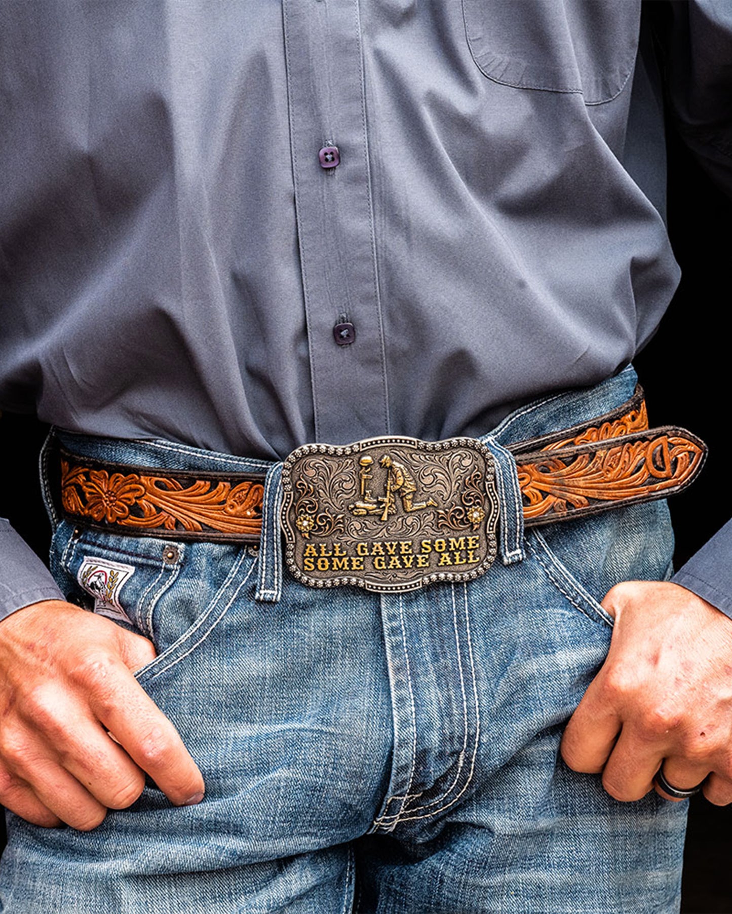 All Gave Some Remembrance Buckle