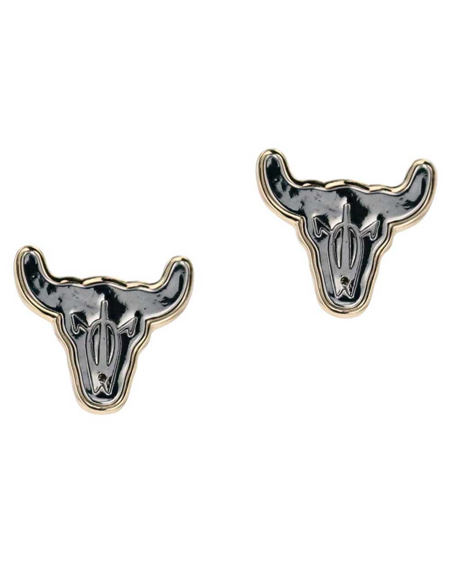 Live Longhorn Earrings by Montana Silversmiths from Skip’s Western Outfitters | MON-AER5737-O/S