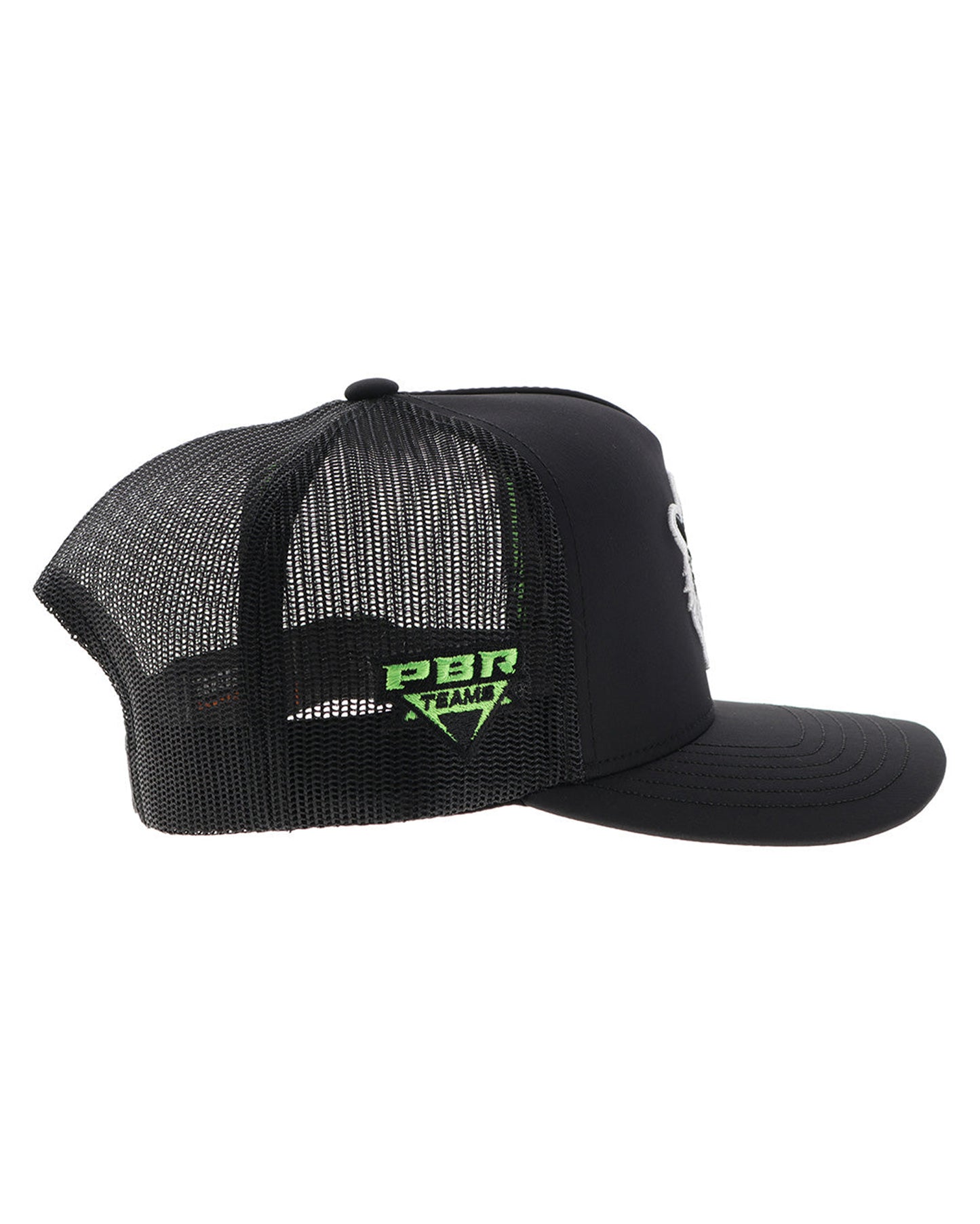 Austin Gamblers Black 5-Panel Trucker With Black / White Gambler Logo - Ag001T-Bk