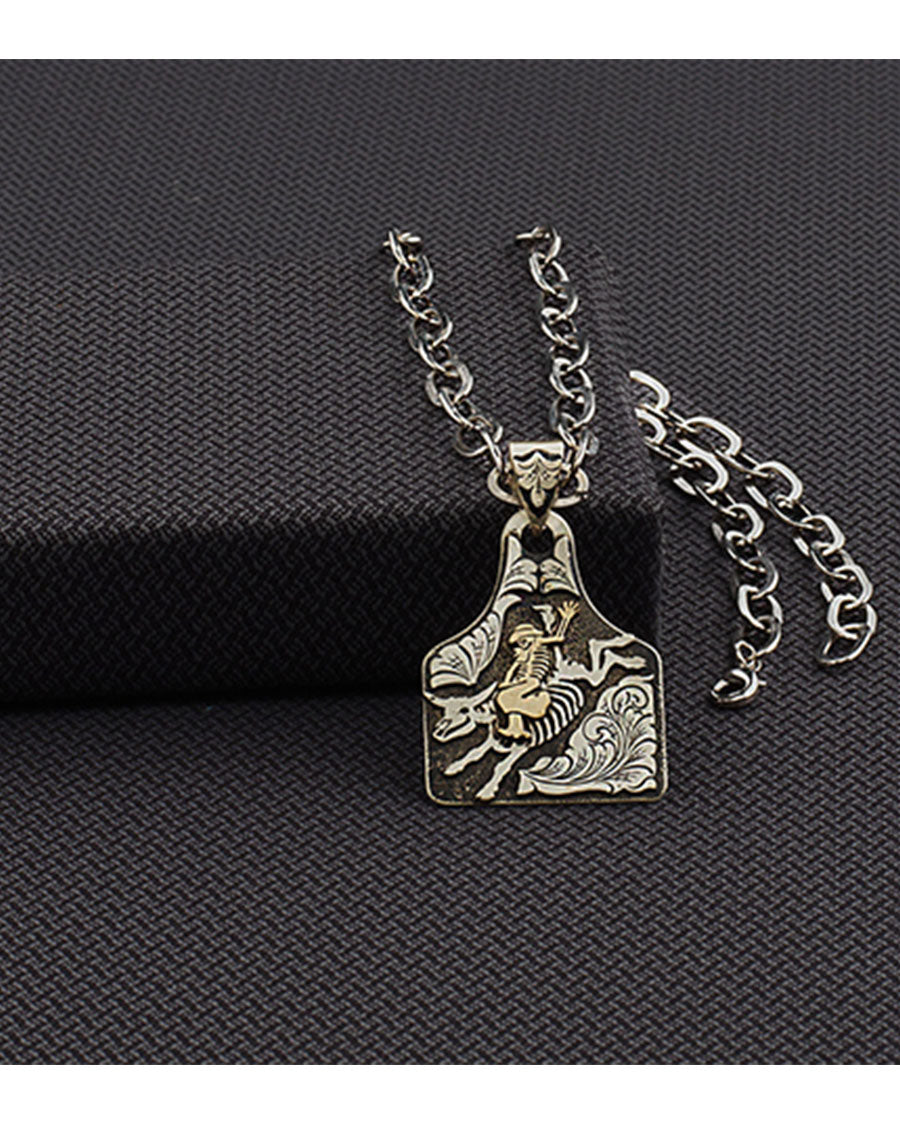 Bull Pendant Necklace