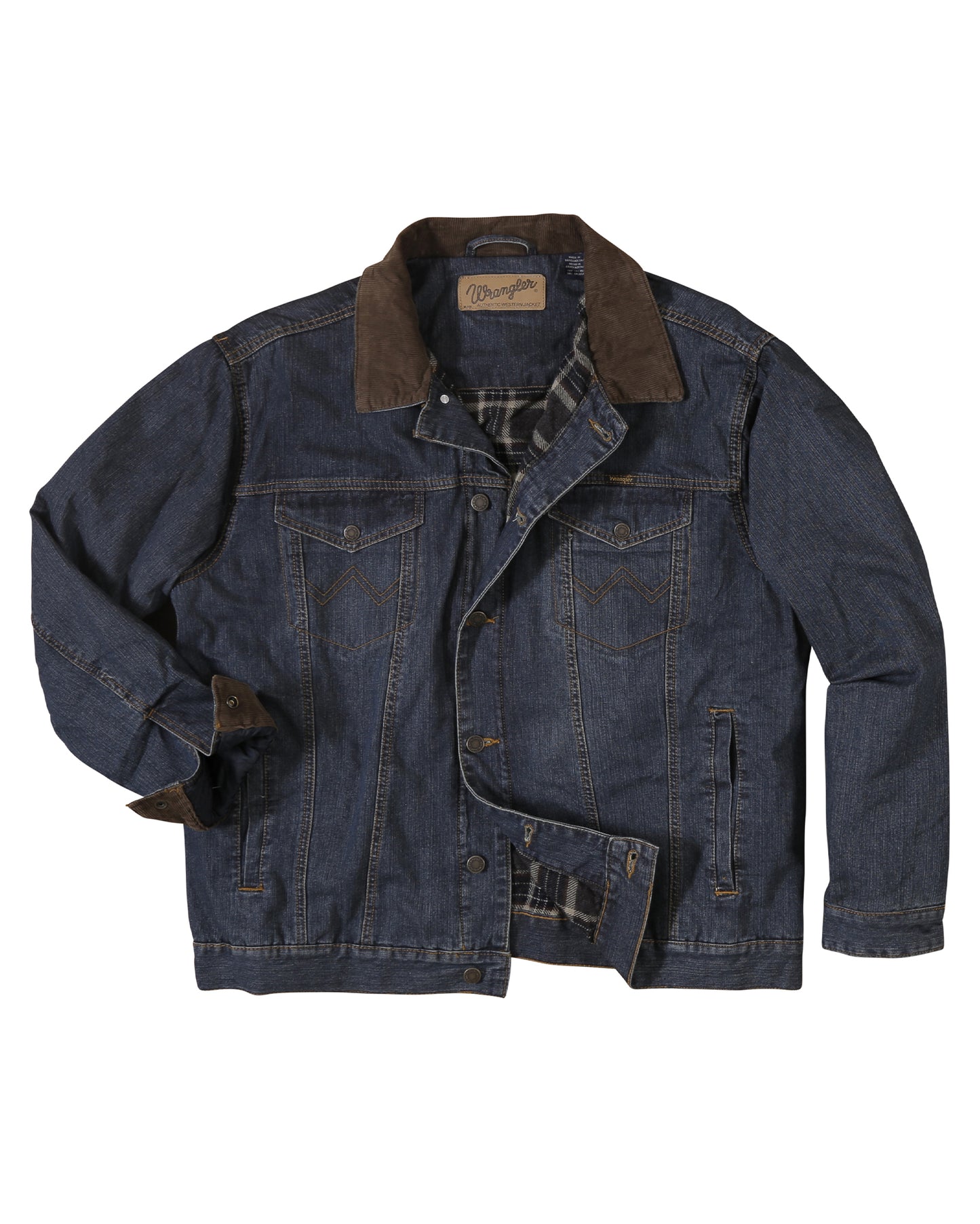 Men's Concealed Carry Blanket Lined Denim Jacket