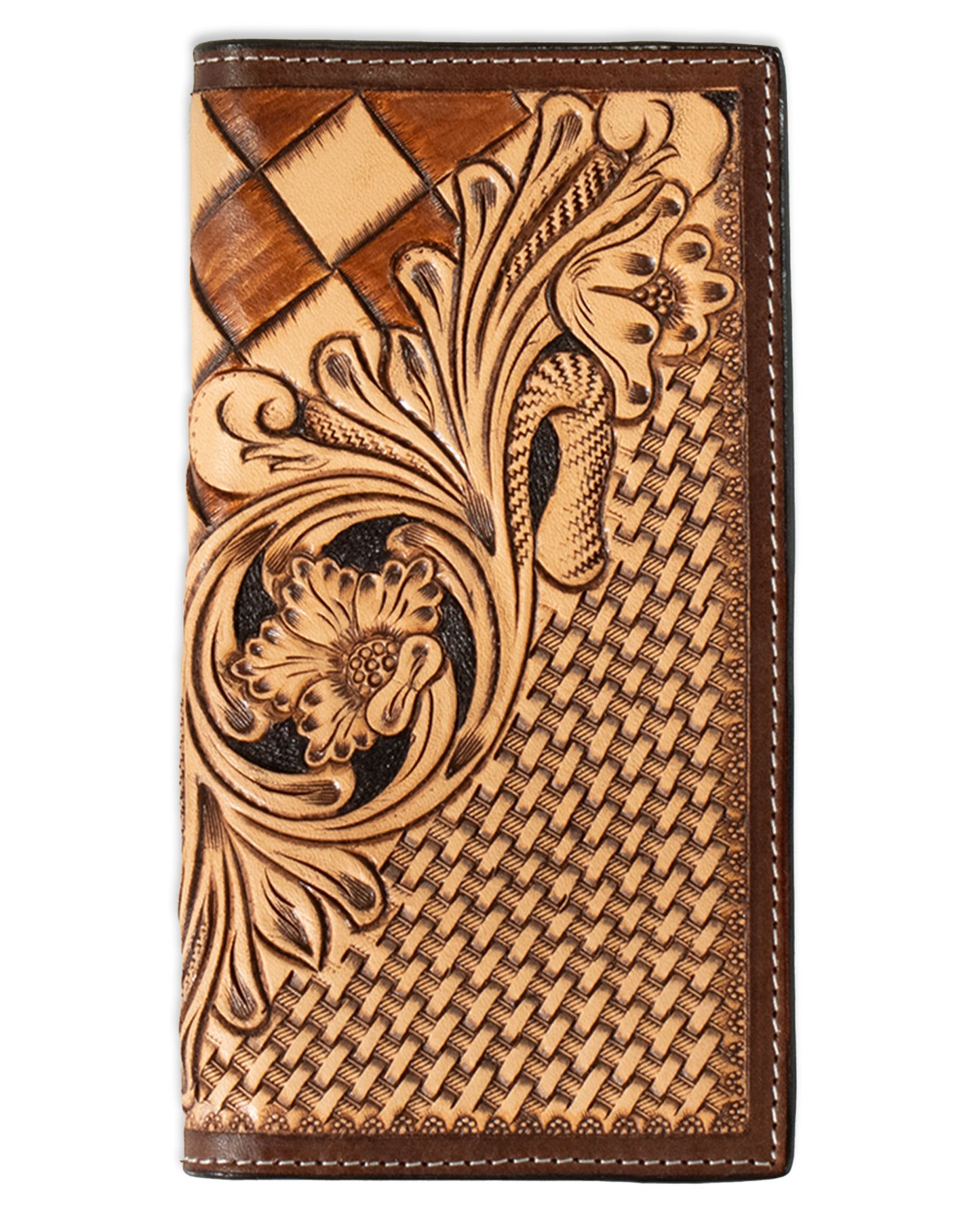 Hand Tooled Rodeo Wallet by 3D from Skip’s Western Outfitters | MFW-D250013908-O/S