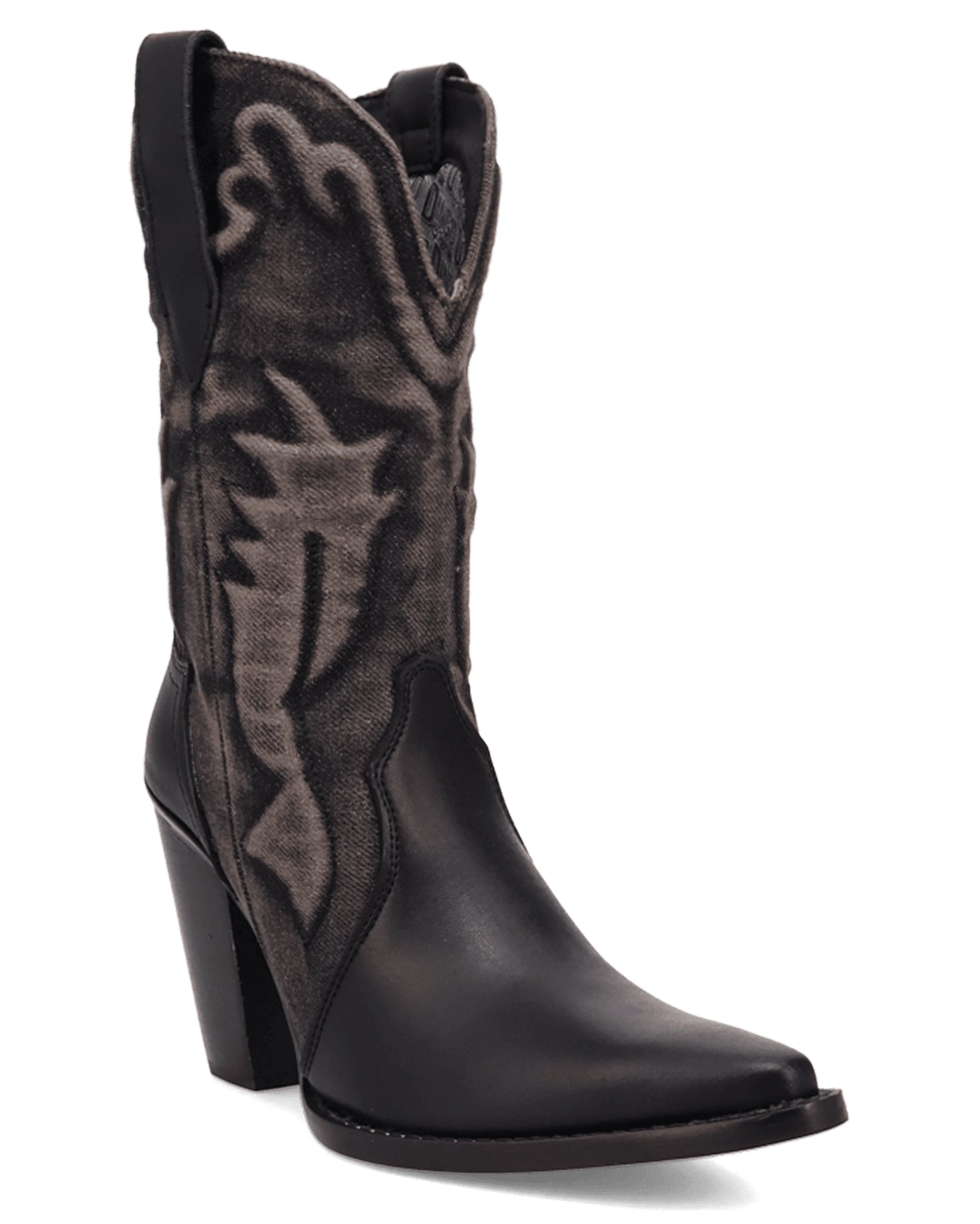 Dingo Tipsy Women's Leather Boots, Size: 7.5, Black Dingo Tipsy Women's Leather Boots, Size: 7.5, Black