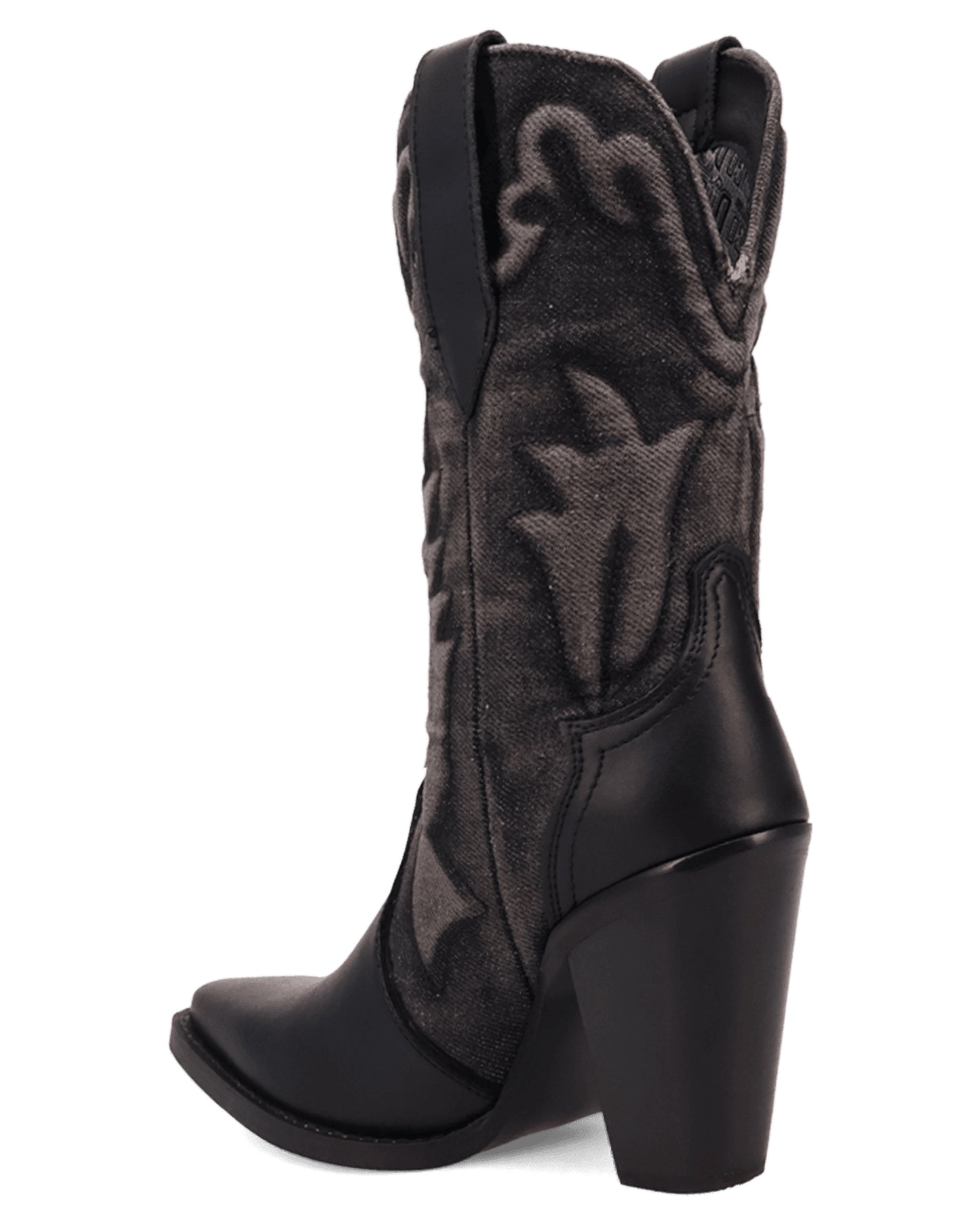 Dingo Women's Tipsy Western Boots in Black with Snip Toe at Skip's Western Outfitters | DI2247-Black
