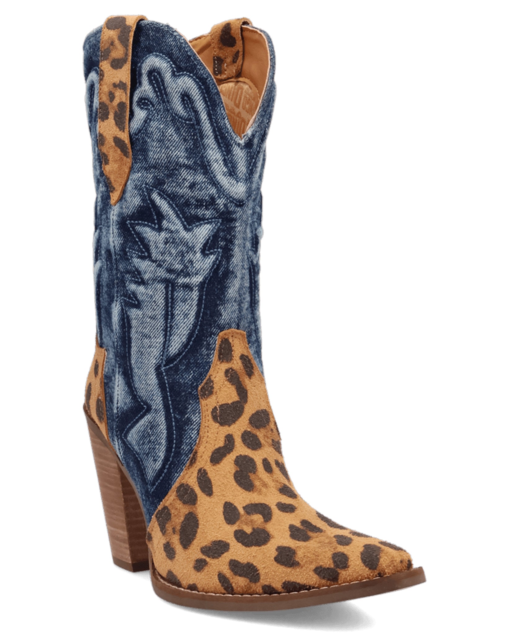 Dingo Tipsy Women's Leather Boots, Size: 8, Leopard Dingo Tipsy Women's Leather Boots, Size: 8, Leopard