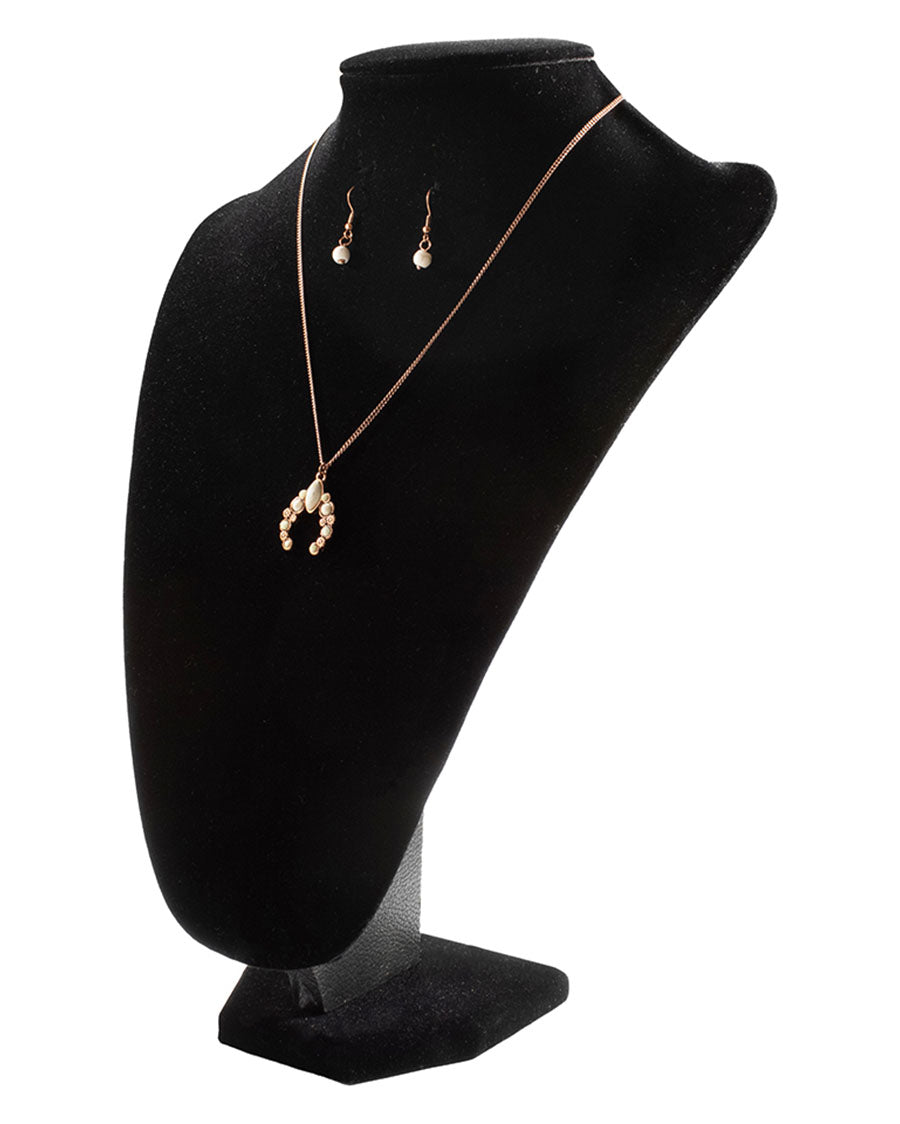 Ivory & Copper Squash Blossom Jewelry Set - DNE0736CBIV