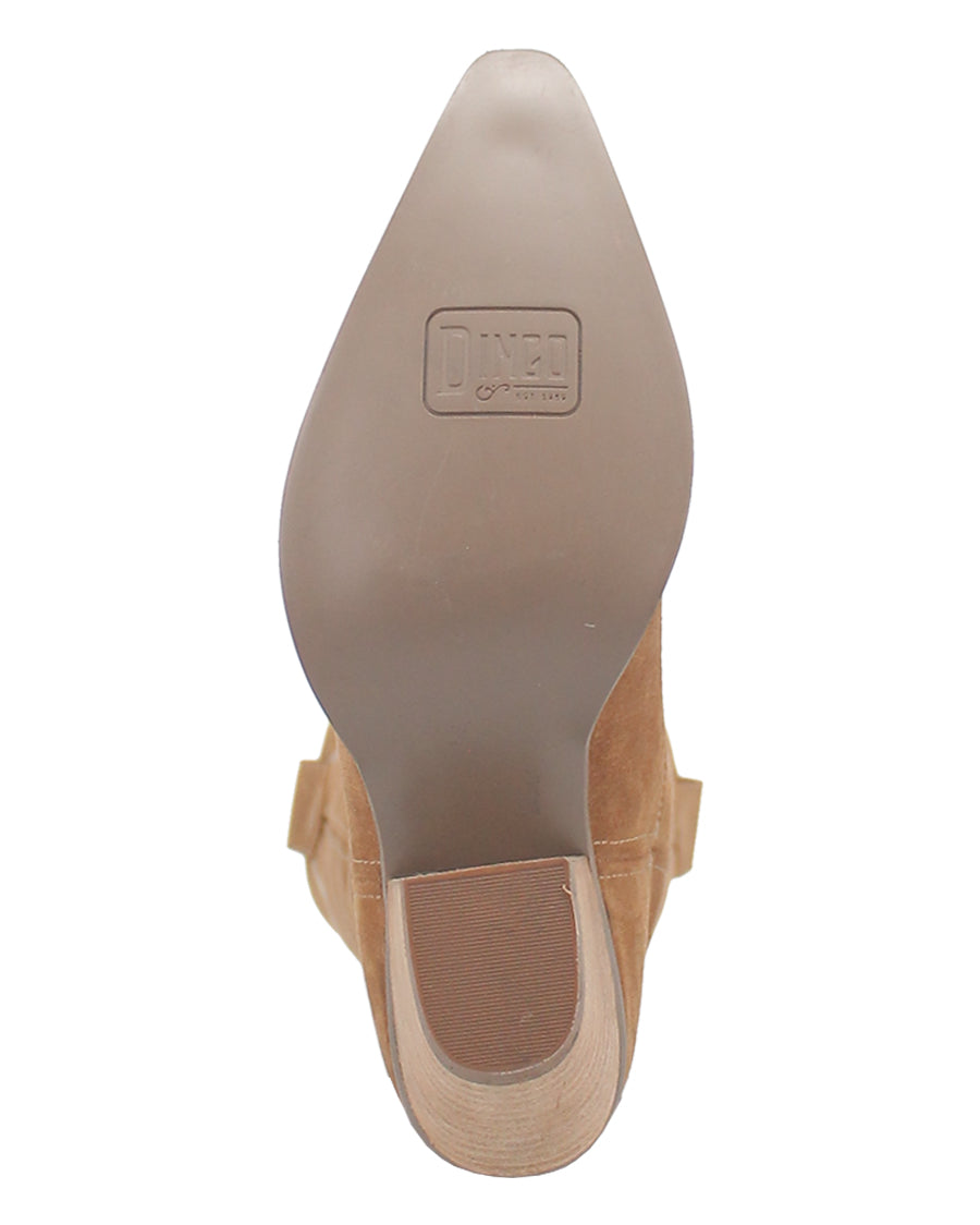 Dingo Women's Thunder Road Western Boots in Camel with Snip Toe at Skip's Western Outfitters | DI597-CAMEL