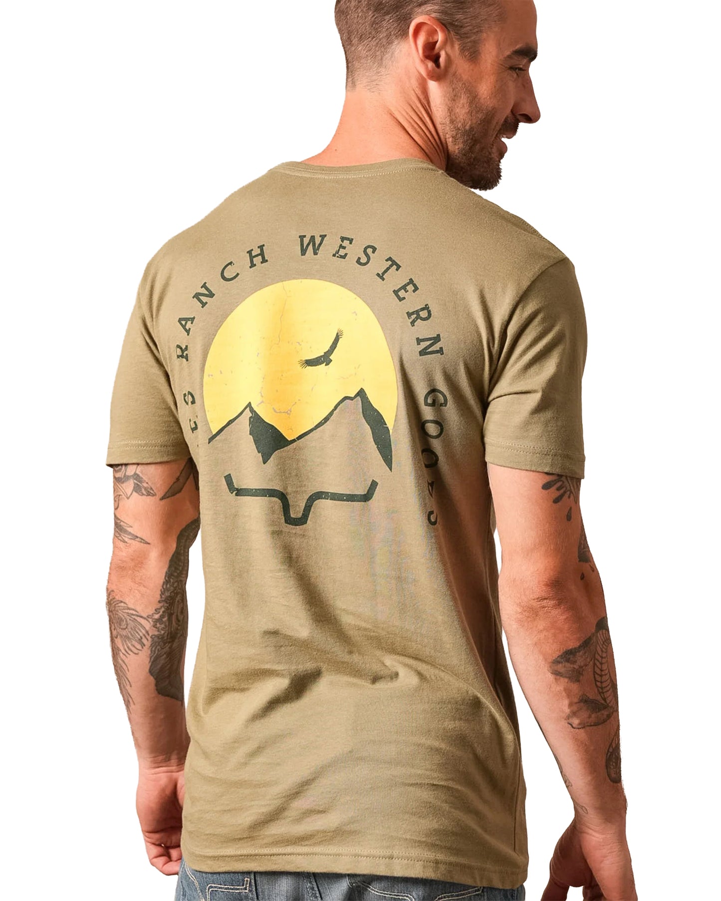 Men's Flying High Short Sleeve T-Shirt - Msh0000174-Gn003