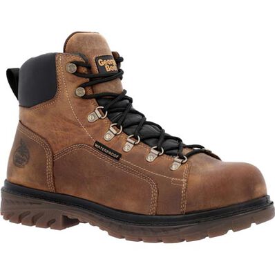 Men's 6" Steel Toe Work Boots by Georgia from Skip’s Western Outfitters | GEO-GB00535TS-090-M