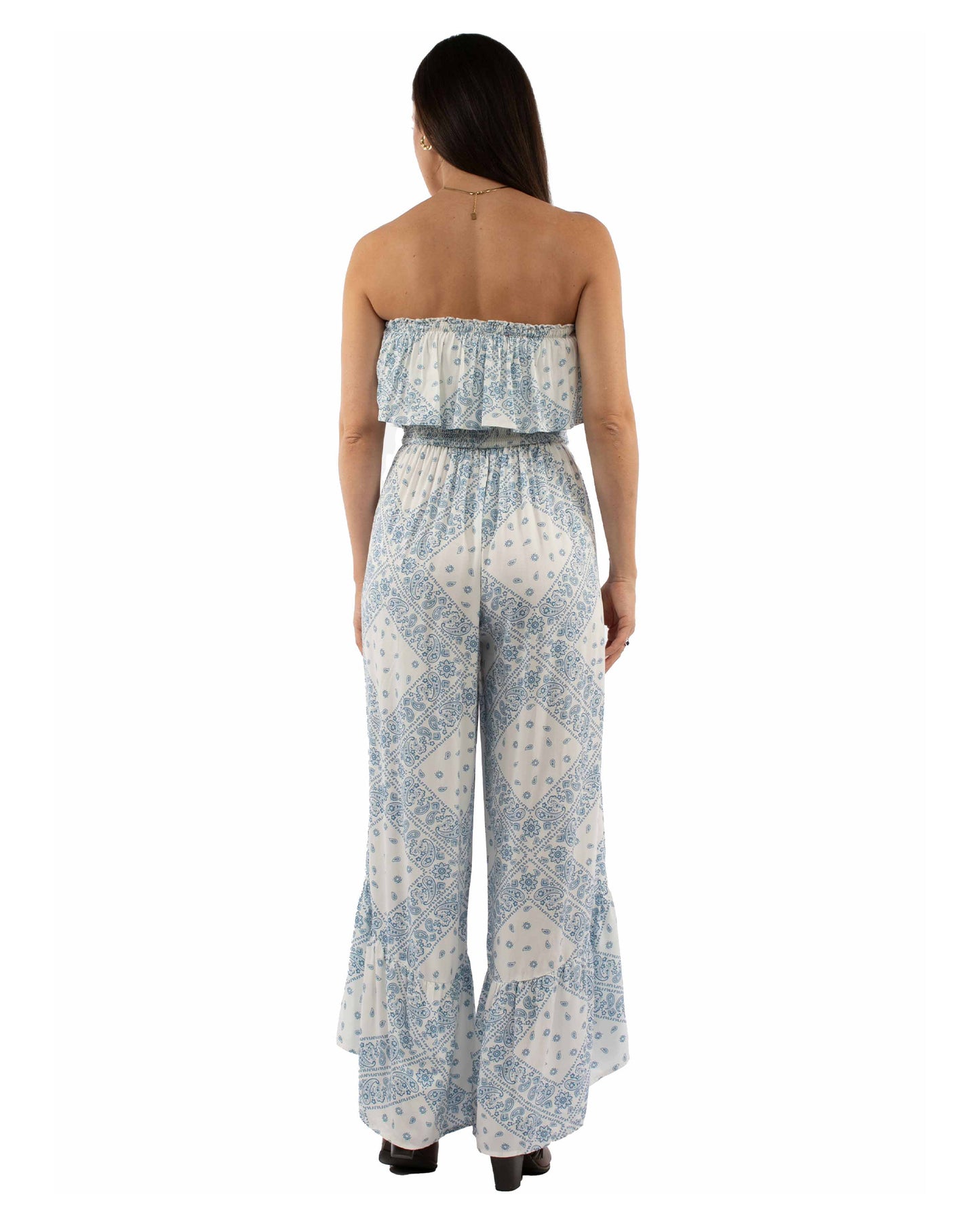 Women's Bandana Print Jumpsuit
