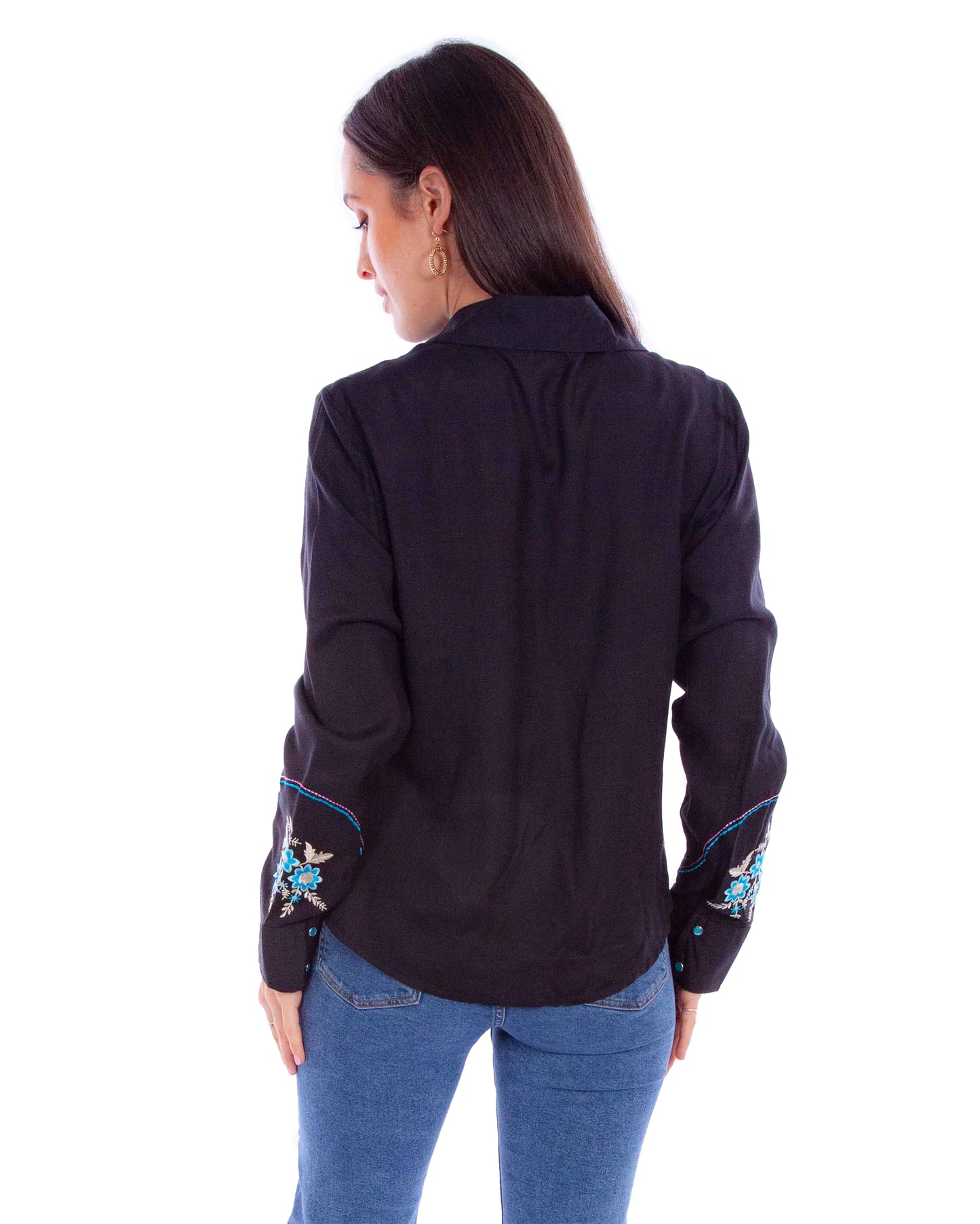 Women's Floral Embroidered Top